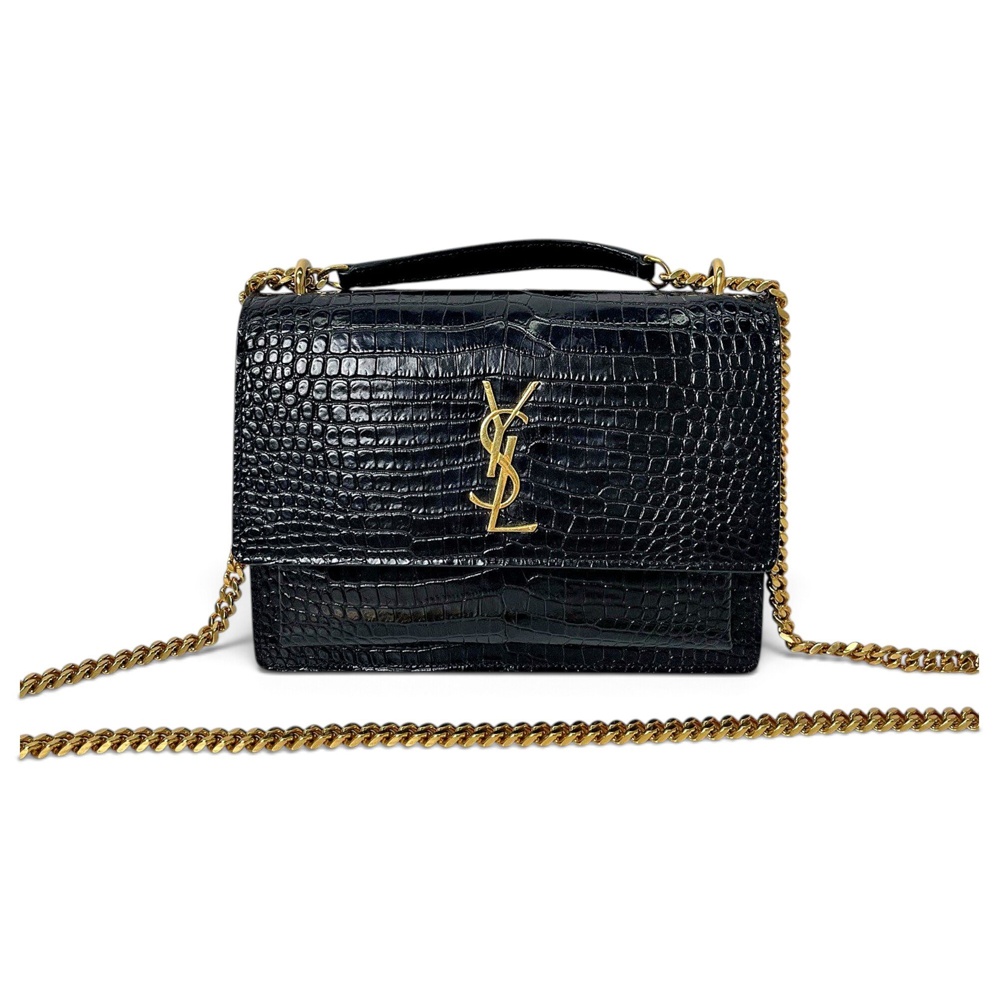 Sunset leather handbag