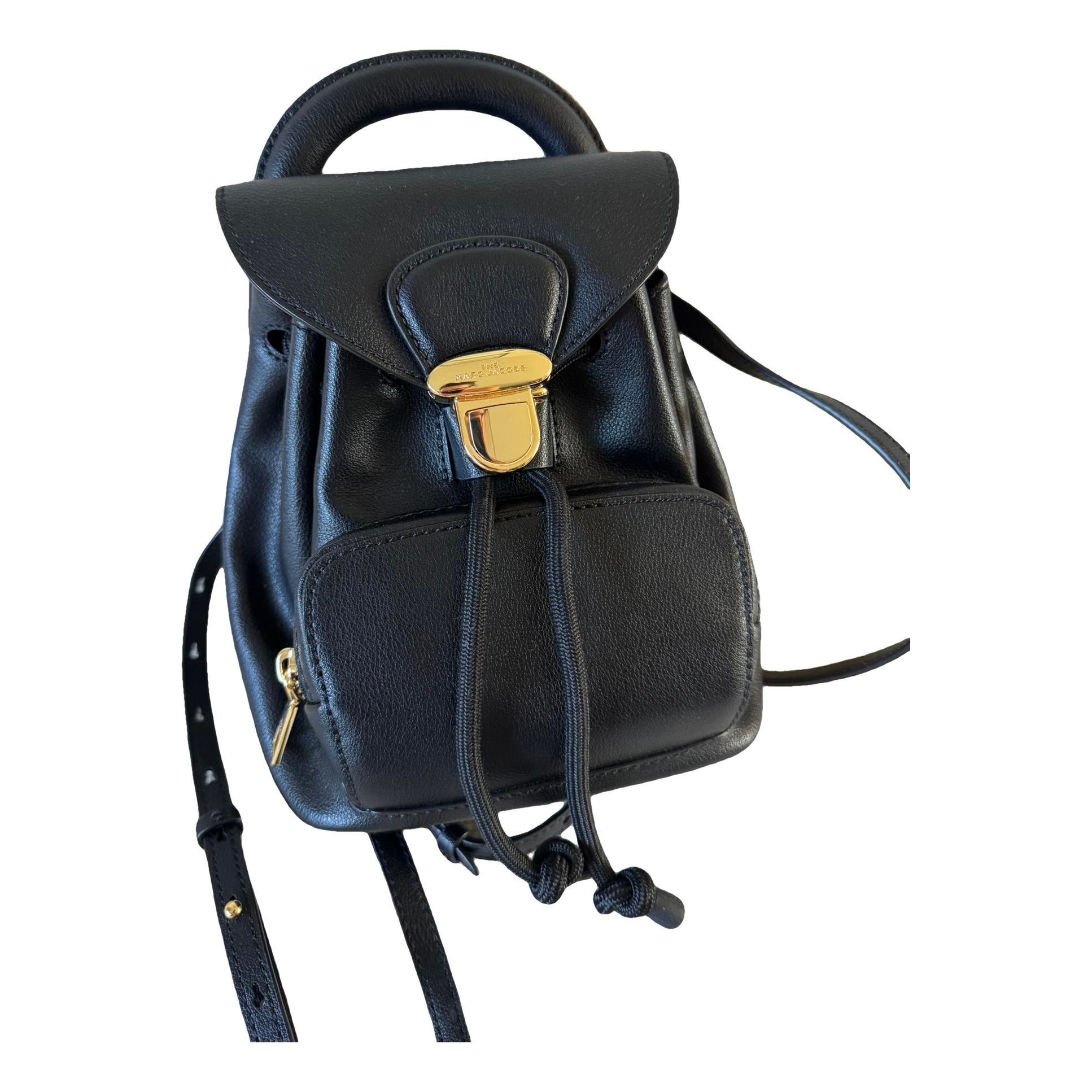 Leather backpack