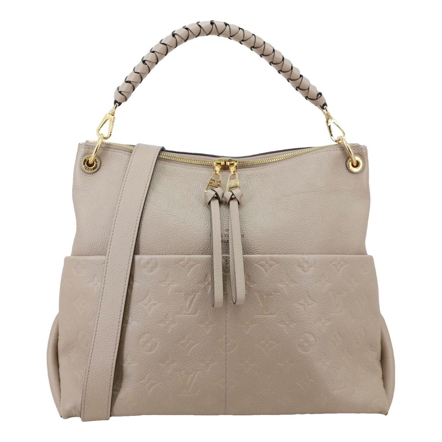 Maida leather handbag