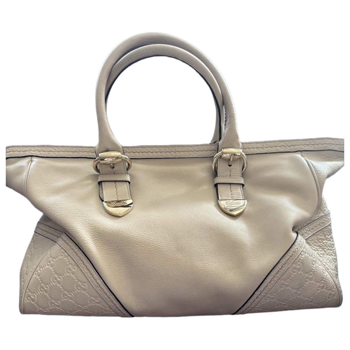 Leather tote