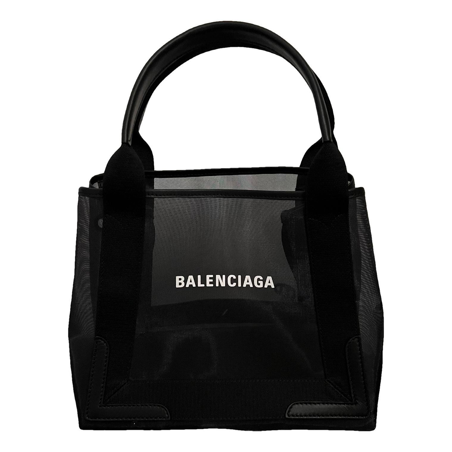 Navy cabas tote