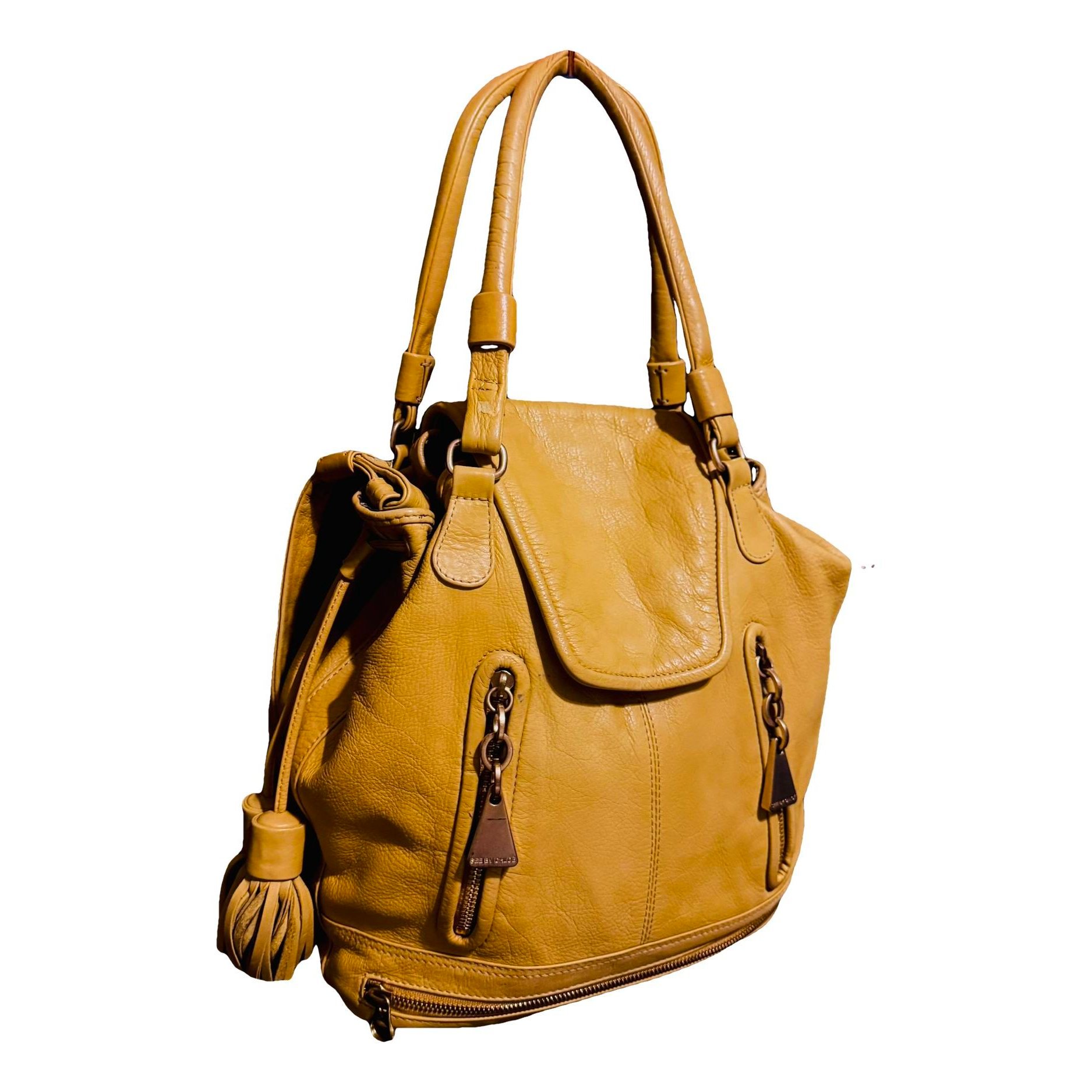 Leather satchel