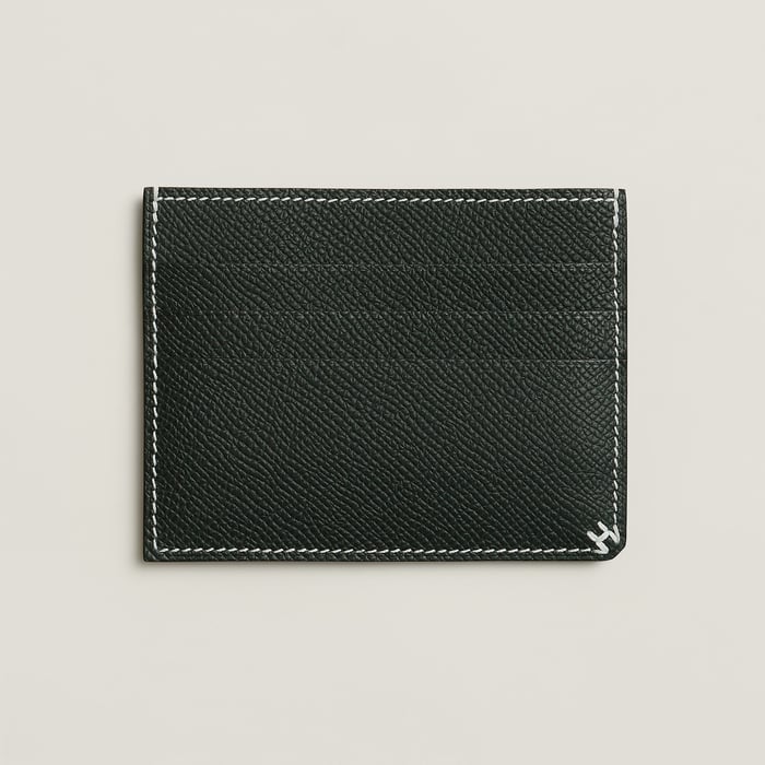 Vert Foncé H Sellier Card Holder