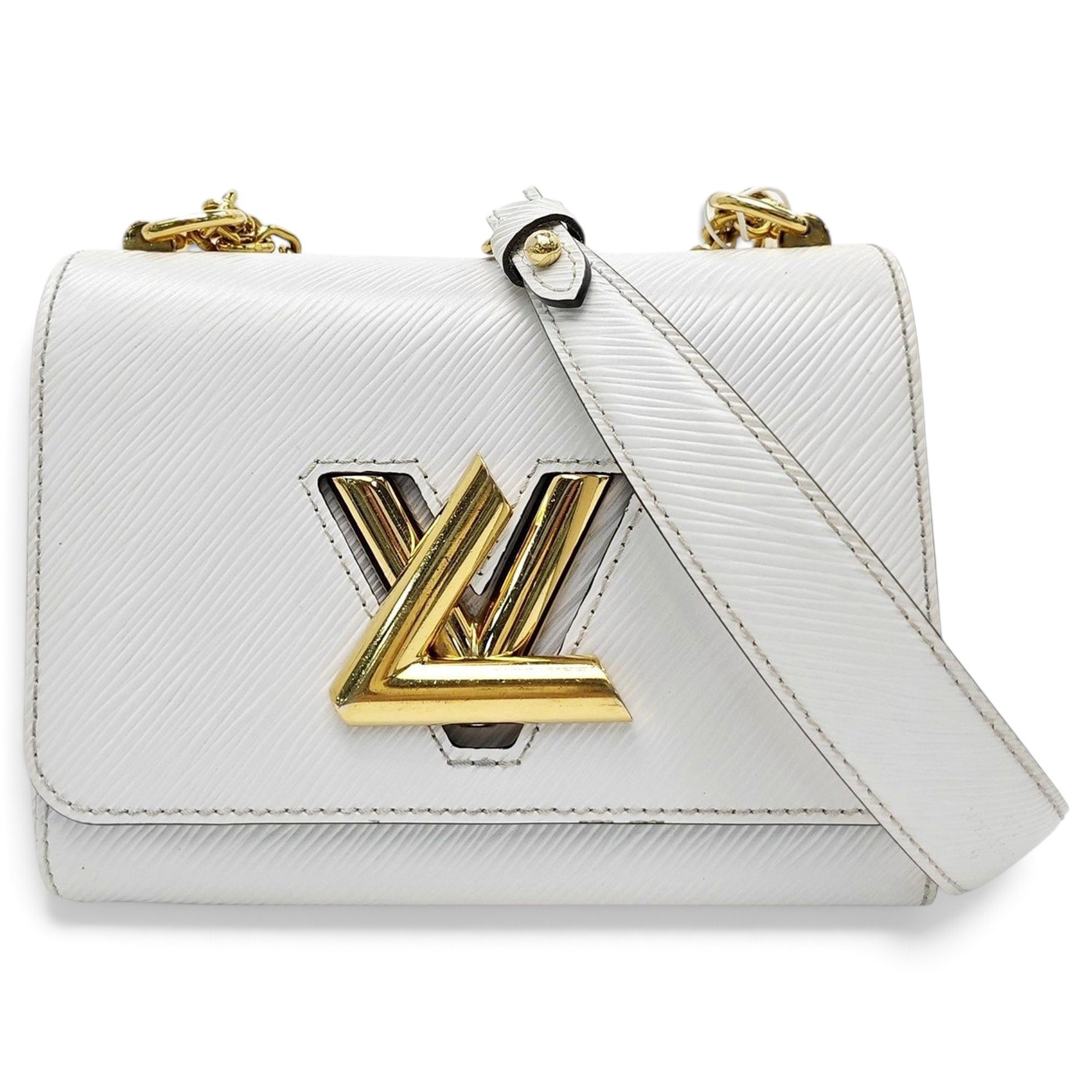 Twist leather handbag