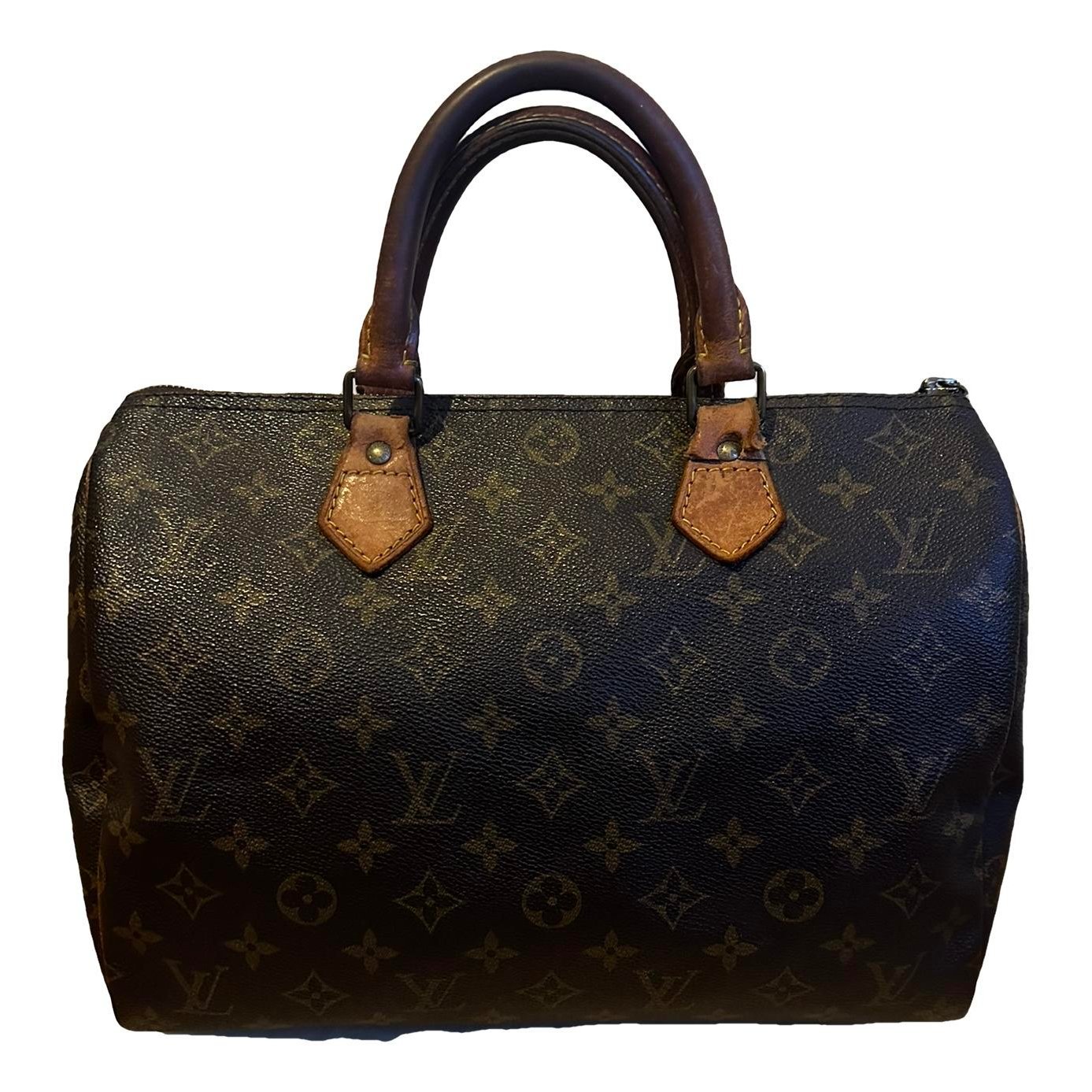 Speedy leather handbag