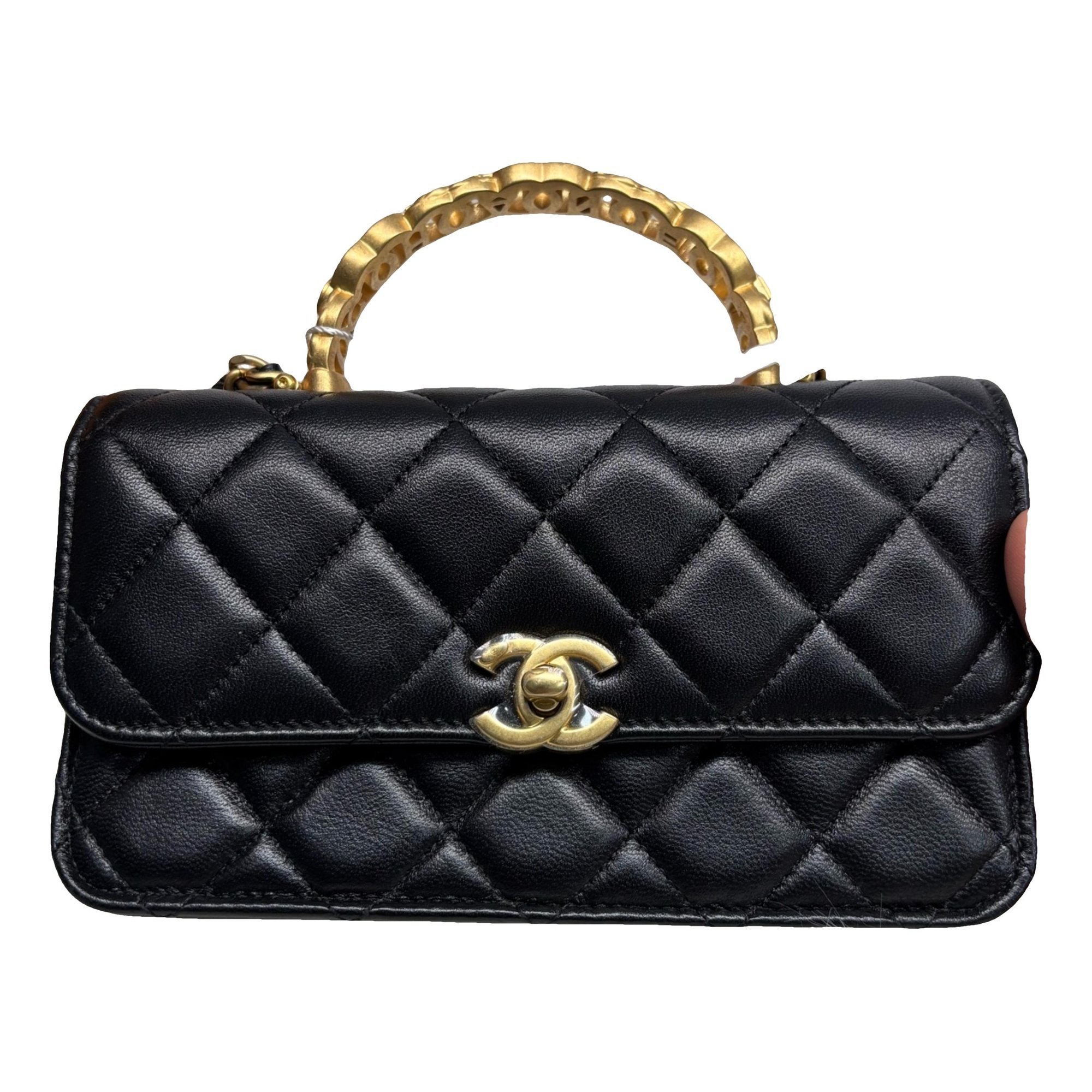 Timeless Classique Top Handle leather handbag