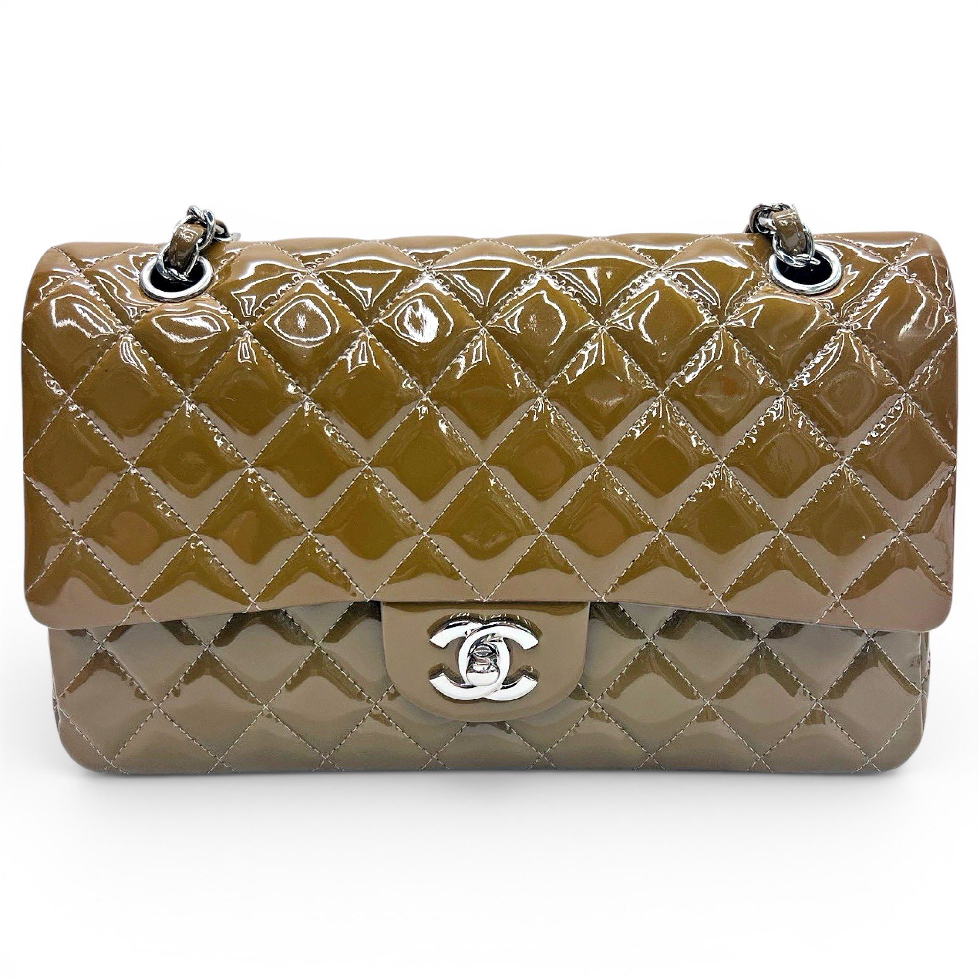 Timeless/Classique patent leather handbag
