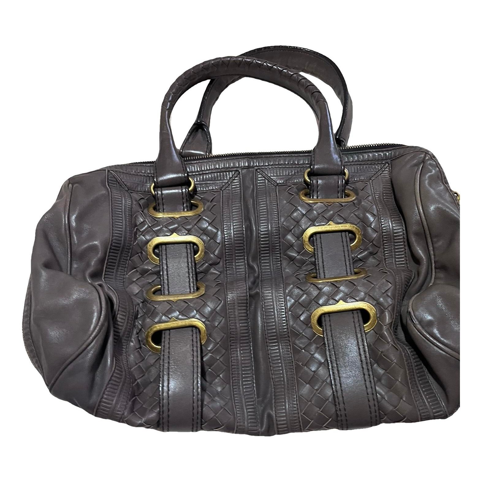 Leather handbag