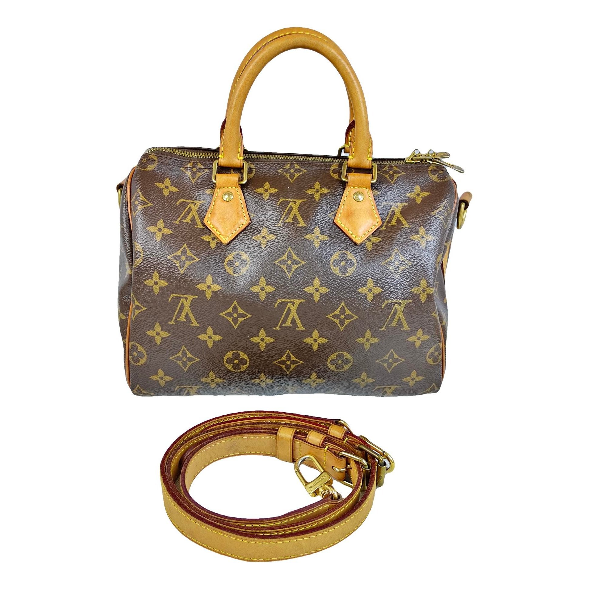 Speedy leather handbag