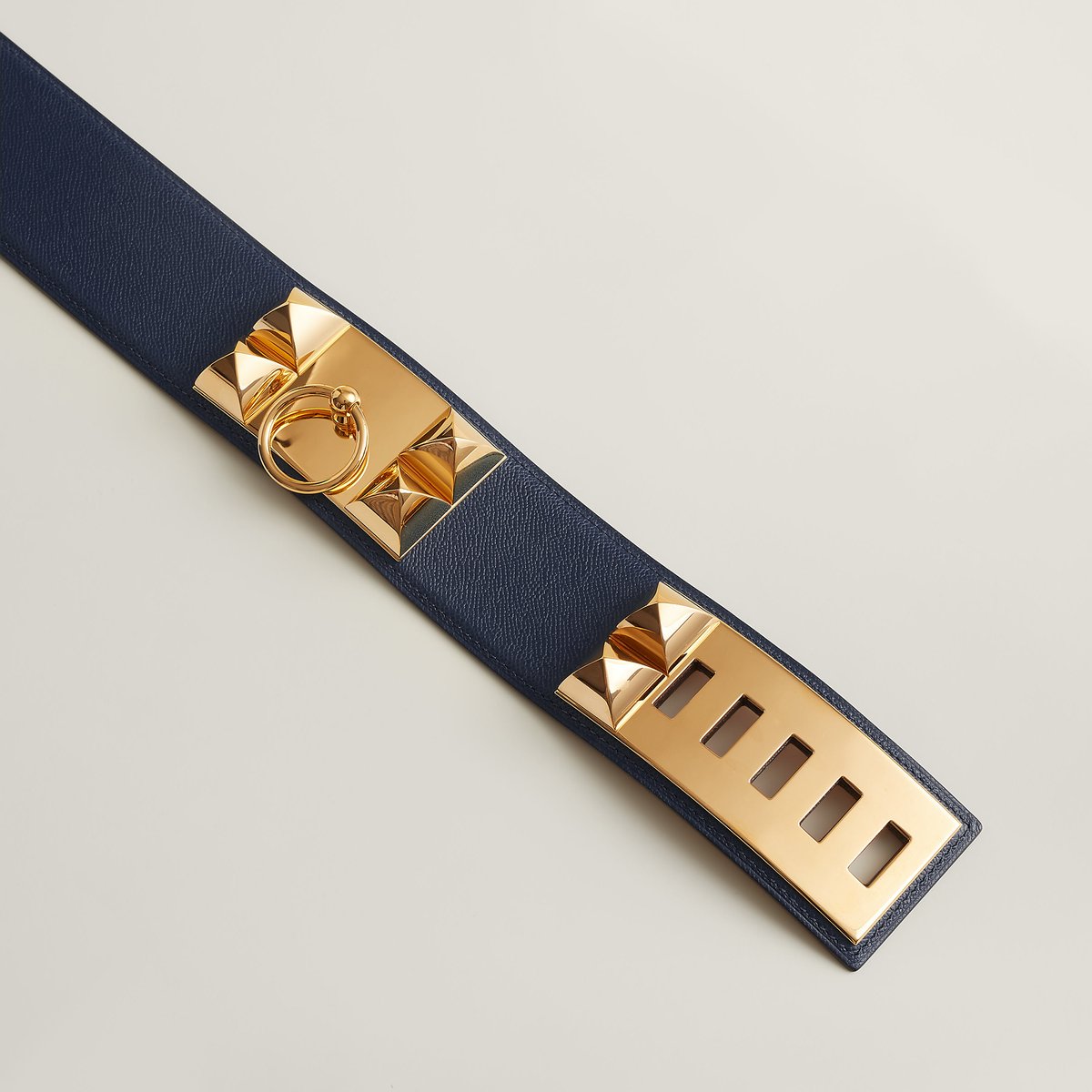 Bleu Nuit Collier De Chien 50 Belt