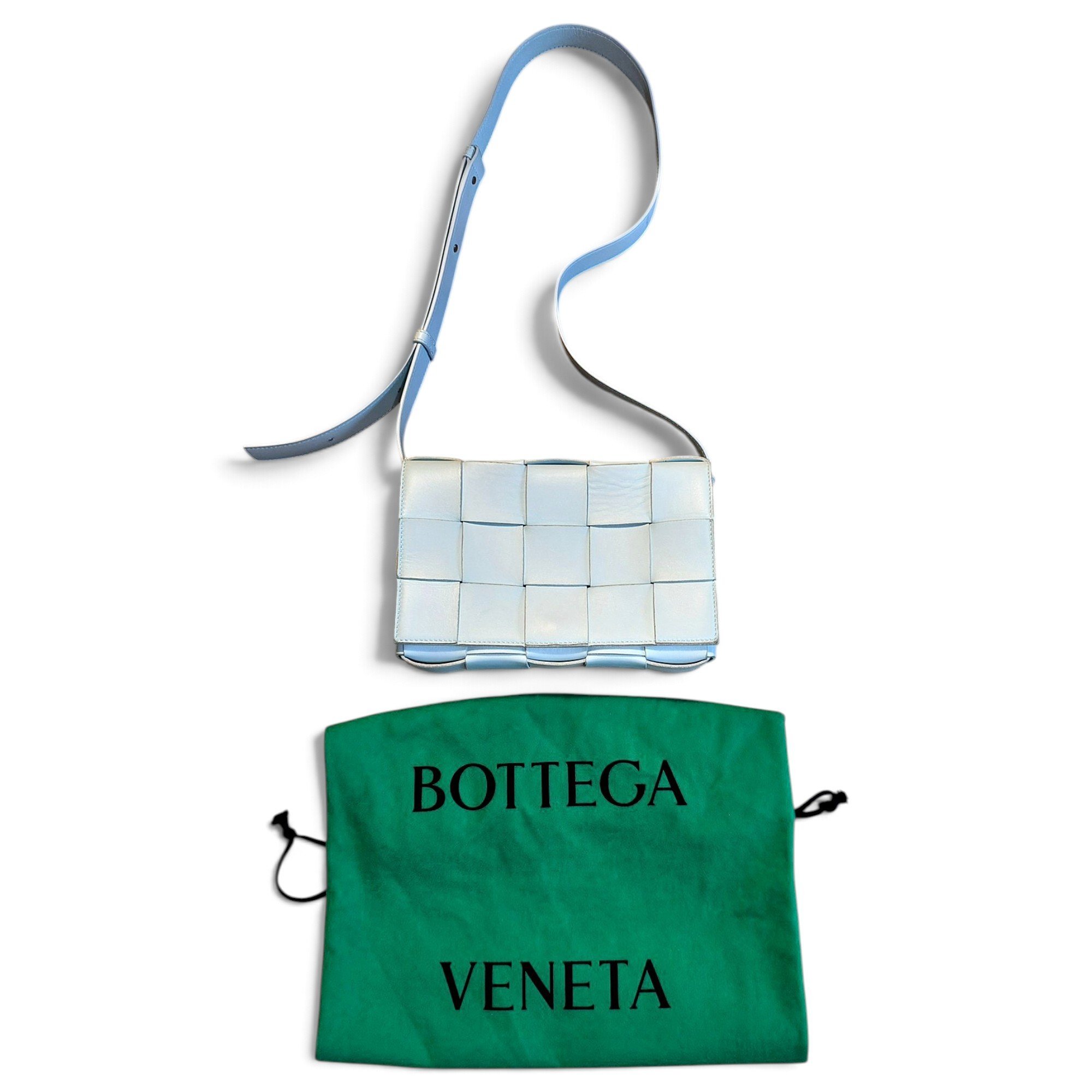 Cassette leather crossbody bag