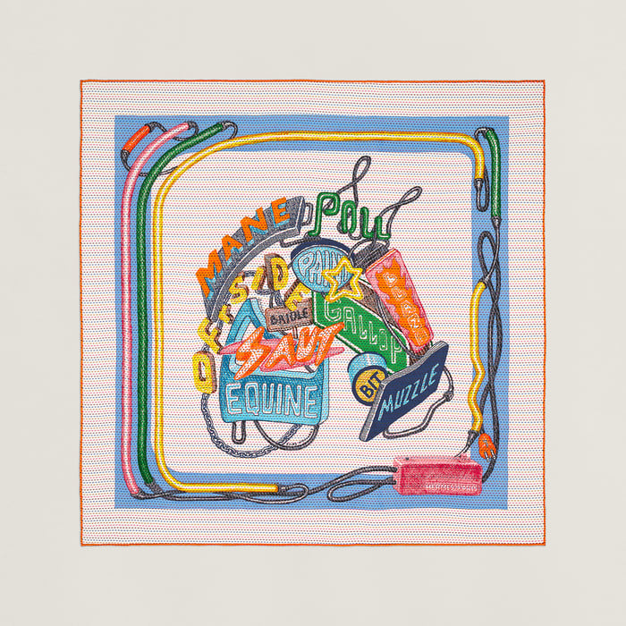 Chevaloscope Neon Pointille Scarf 70