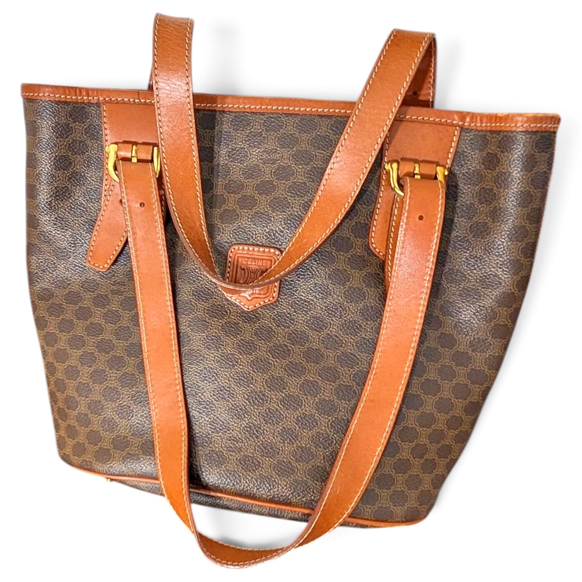 Leather tote