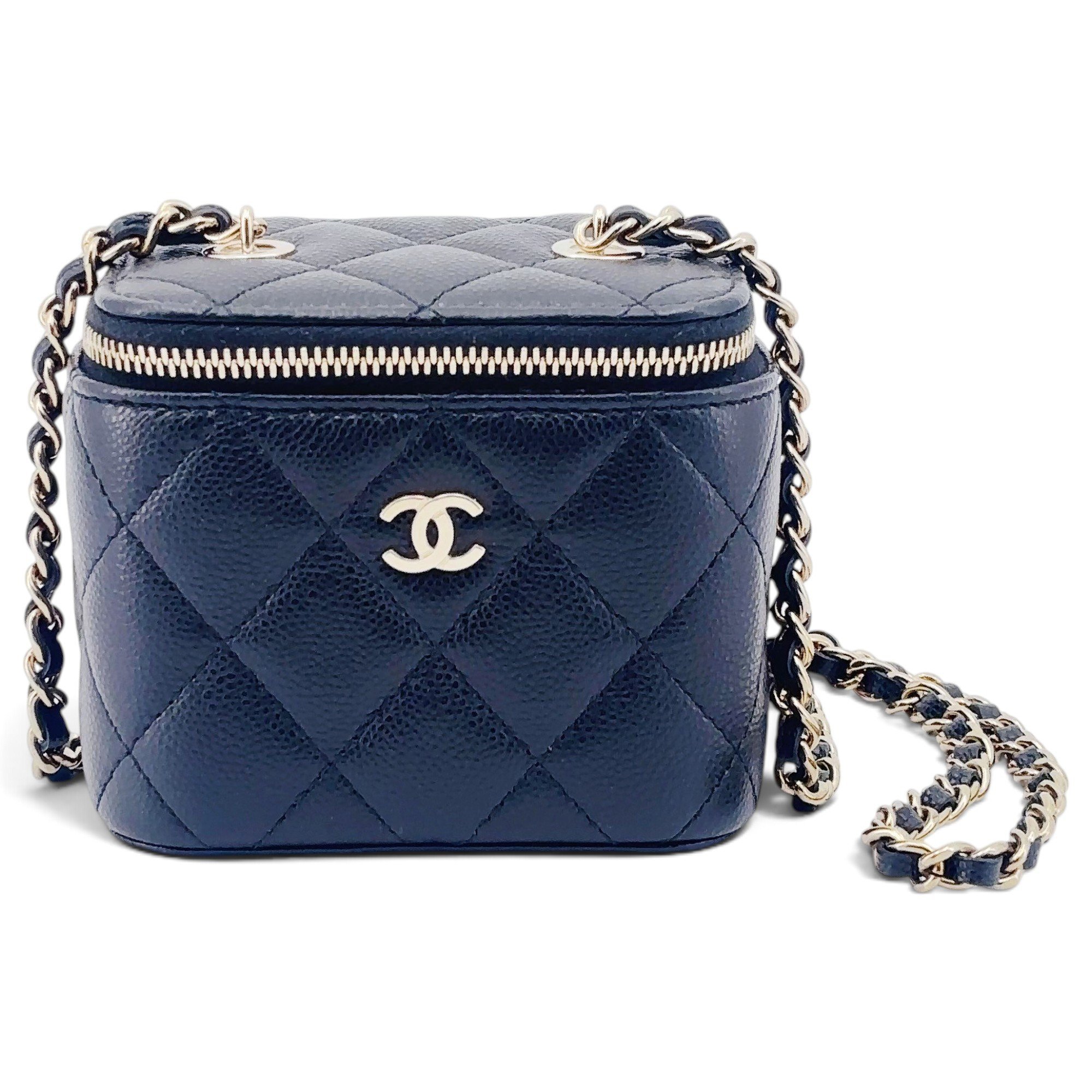 Trendy CC Vanity leather mini bag