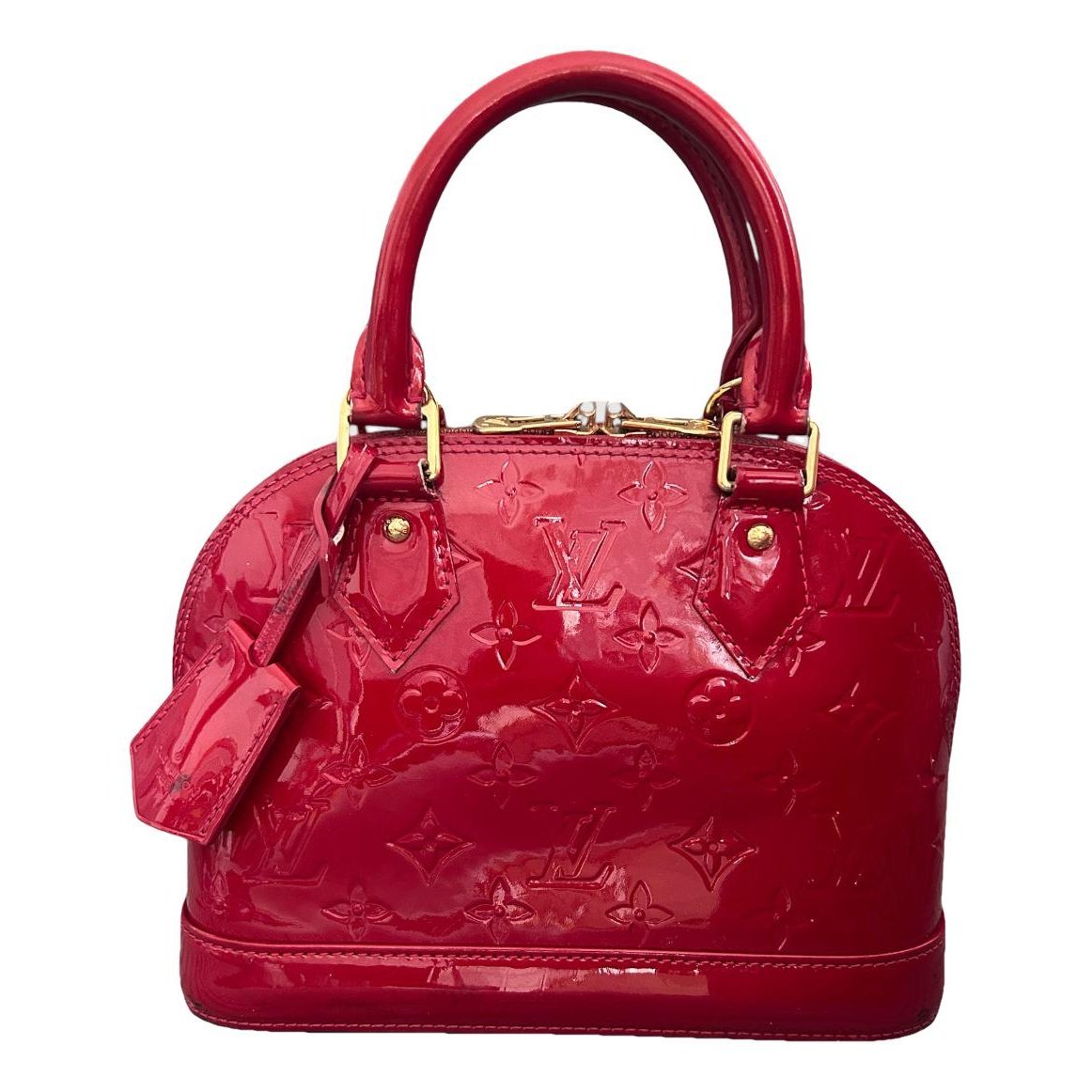 Alma BB patent leather handbag
