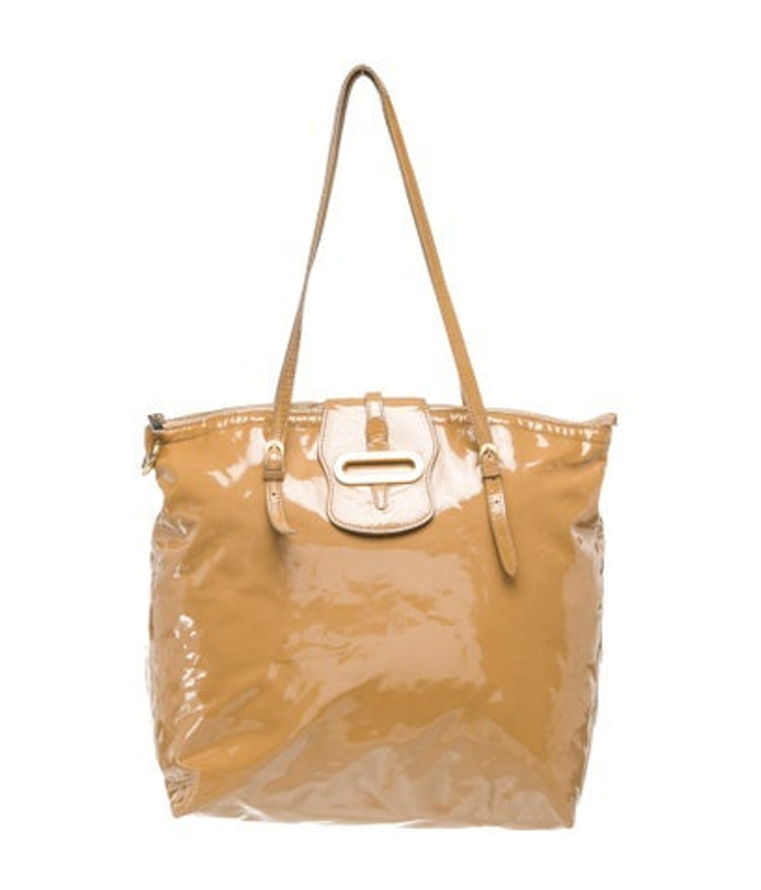 Jimmy Choo Choo Patent Leather Shoulder Bag