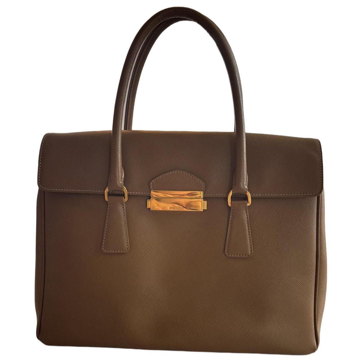 Leather tote