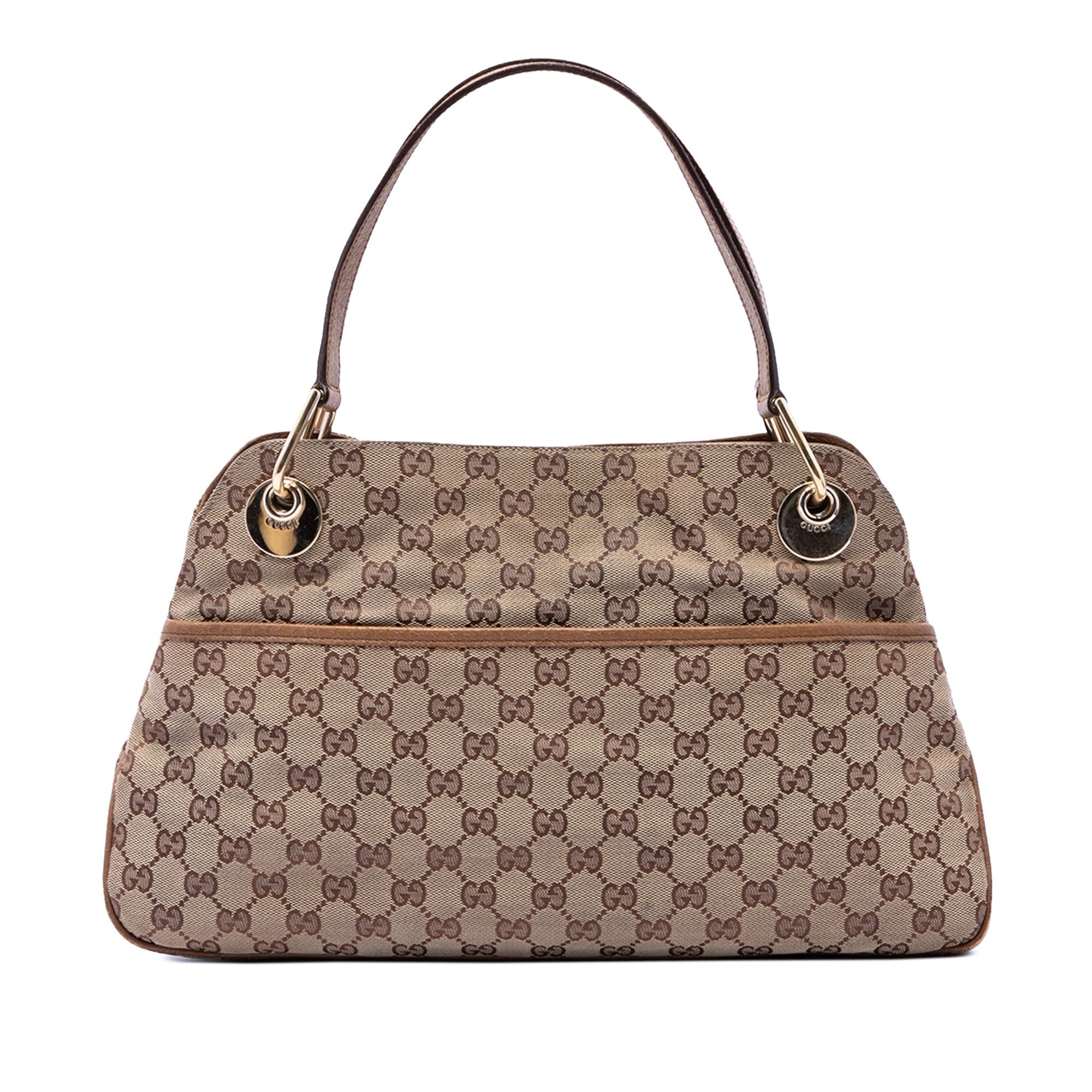 Eclipse leather handbag