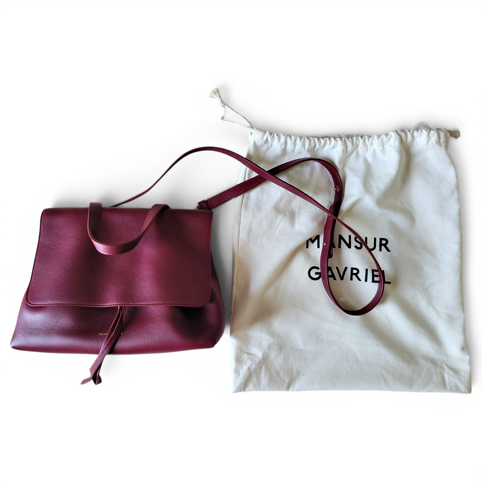Bucket leather bag