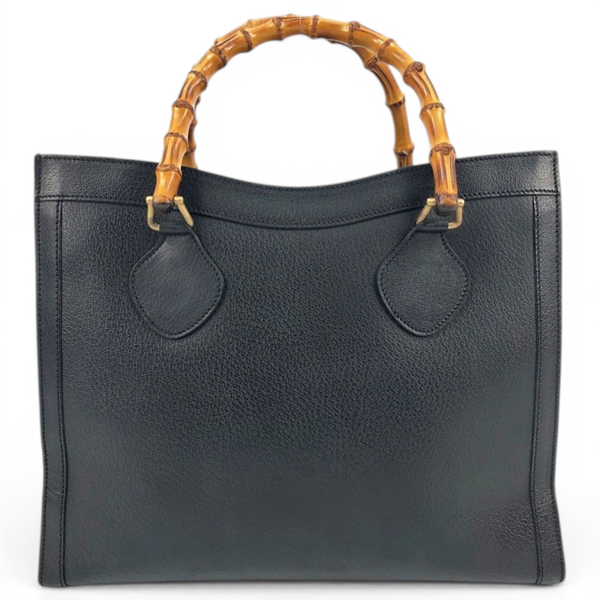 Diana Bamboo leather handbag