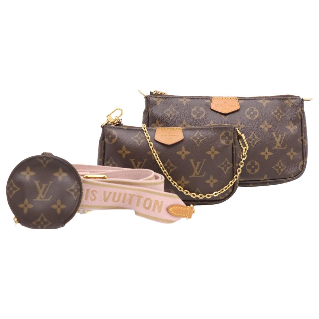 Multi Pochette Accessoires leather handbag