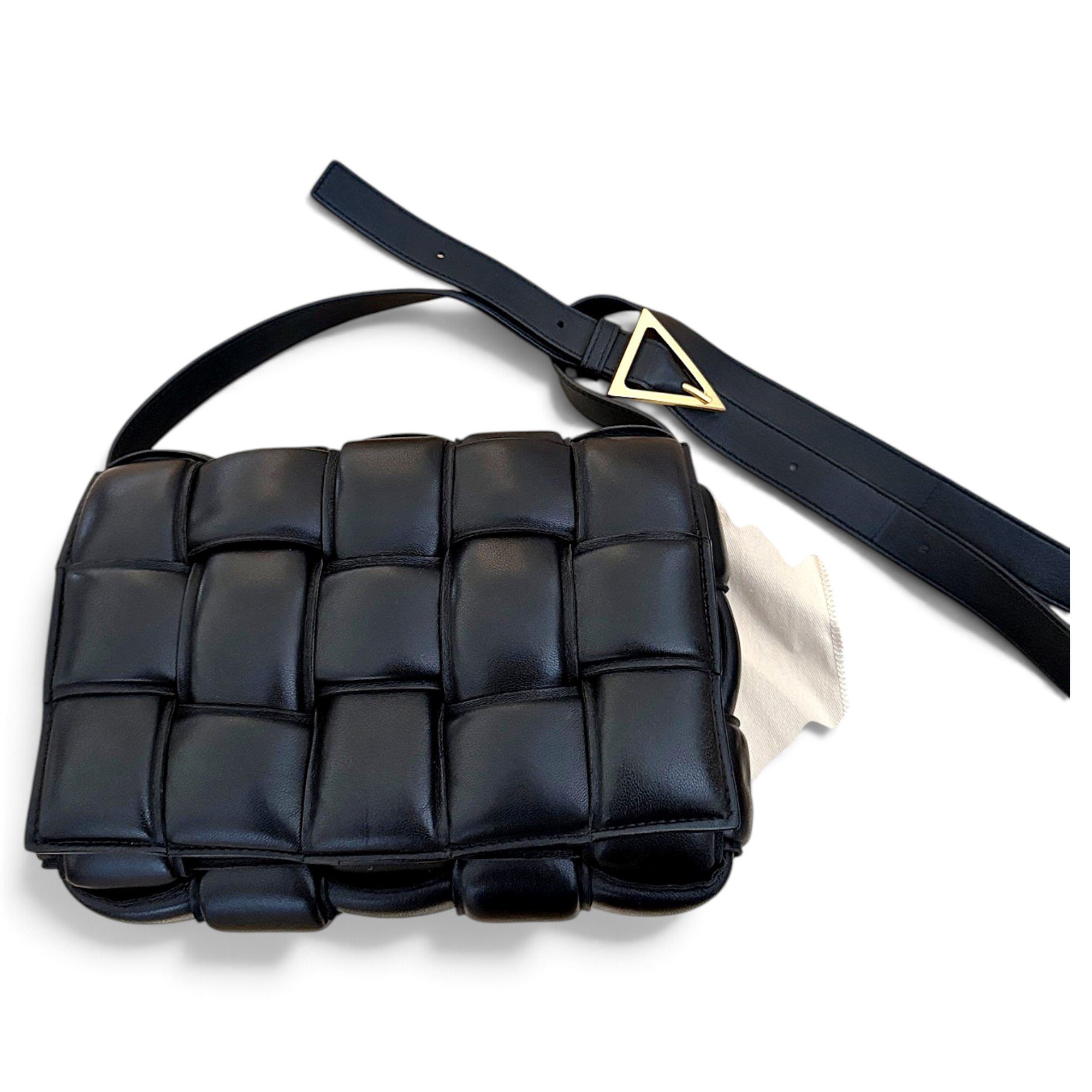 Cassette Padded leather handbag
