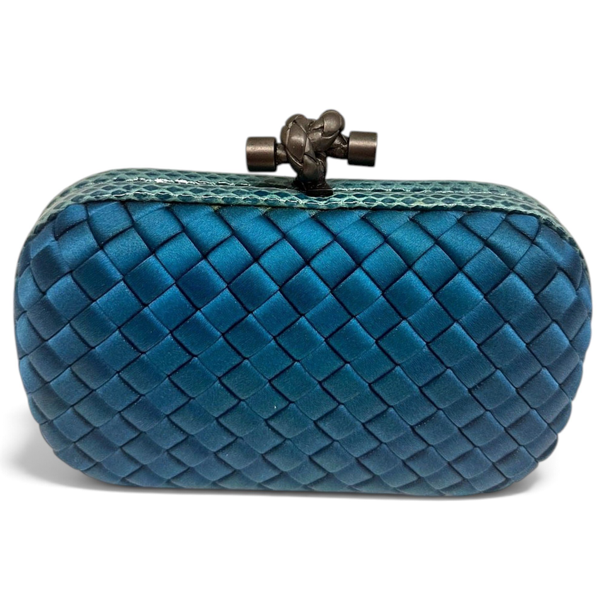 Bottega Veneta Pochette Knot silk clutch bag
