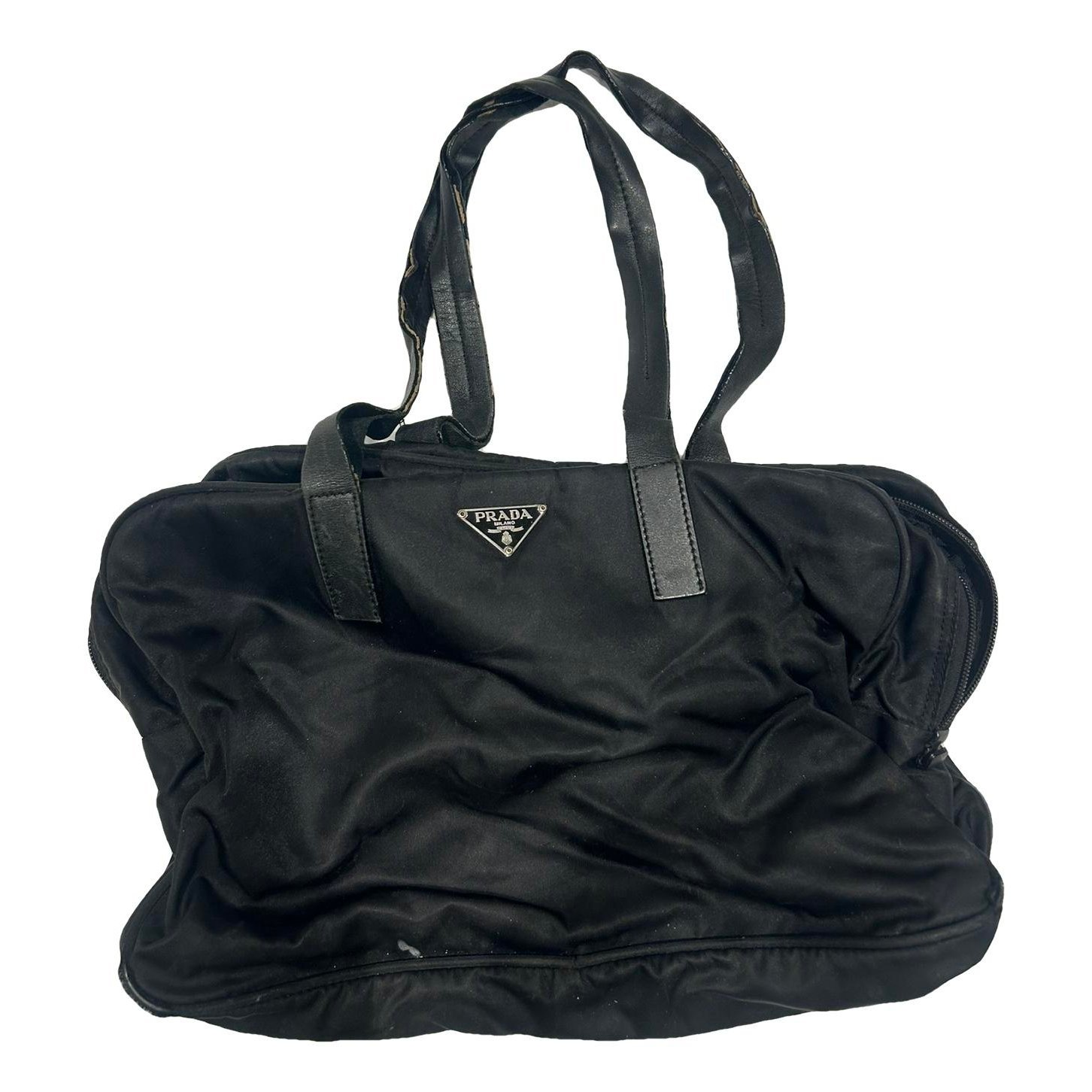 Mirage patent leather handbag