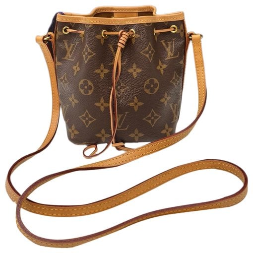 Nano Noé leather handbag
