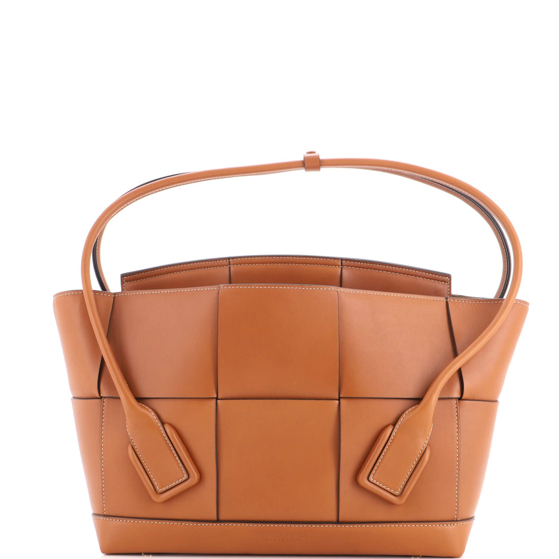 Arco Bag Maxi Intrecciato Leather Medium