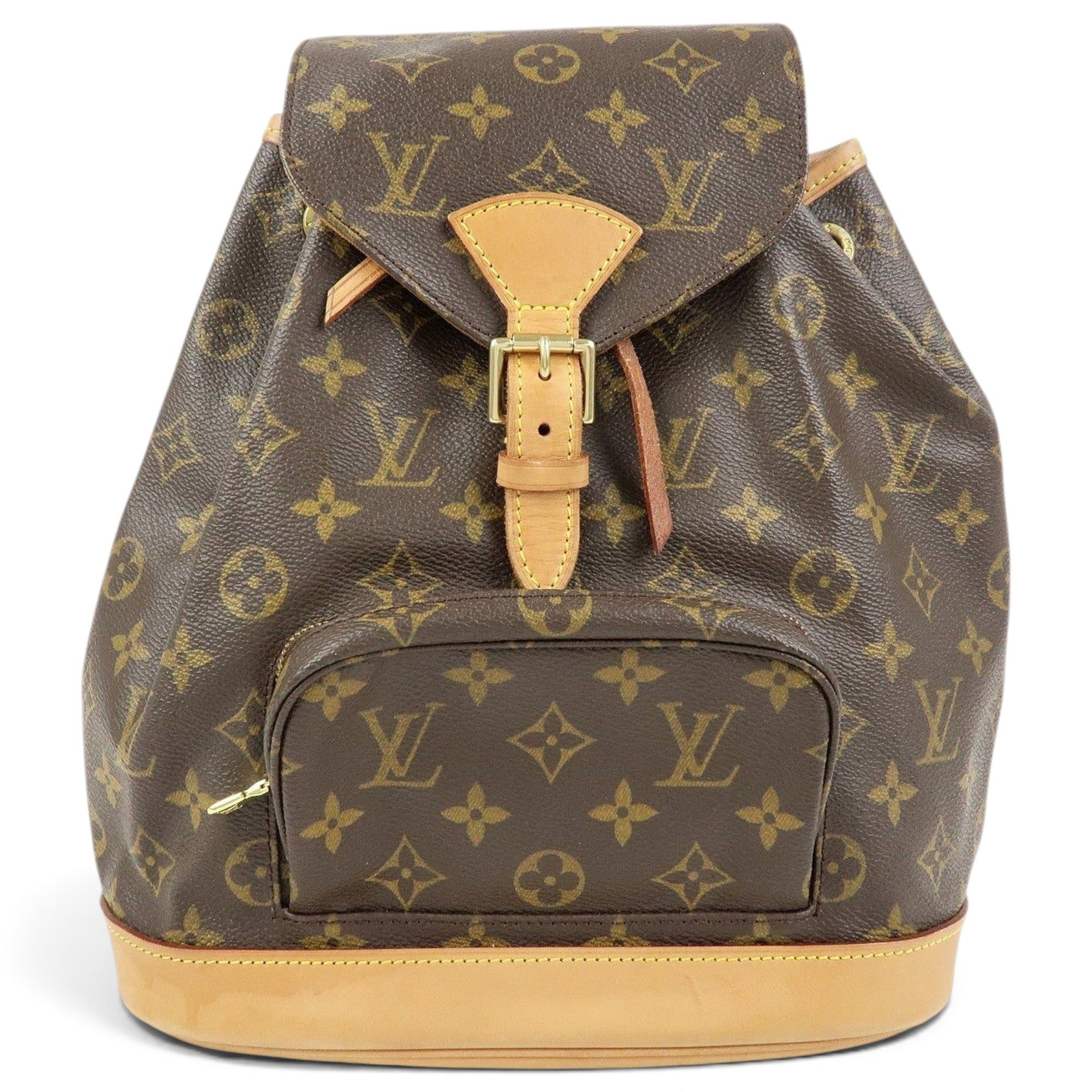 Montsouris leather backpack
