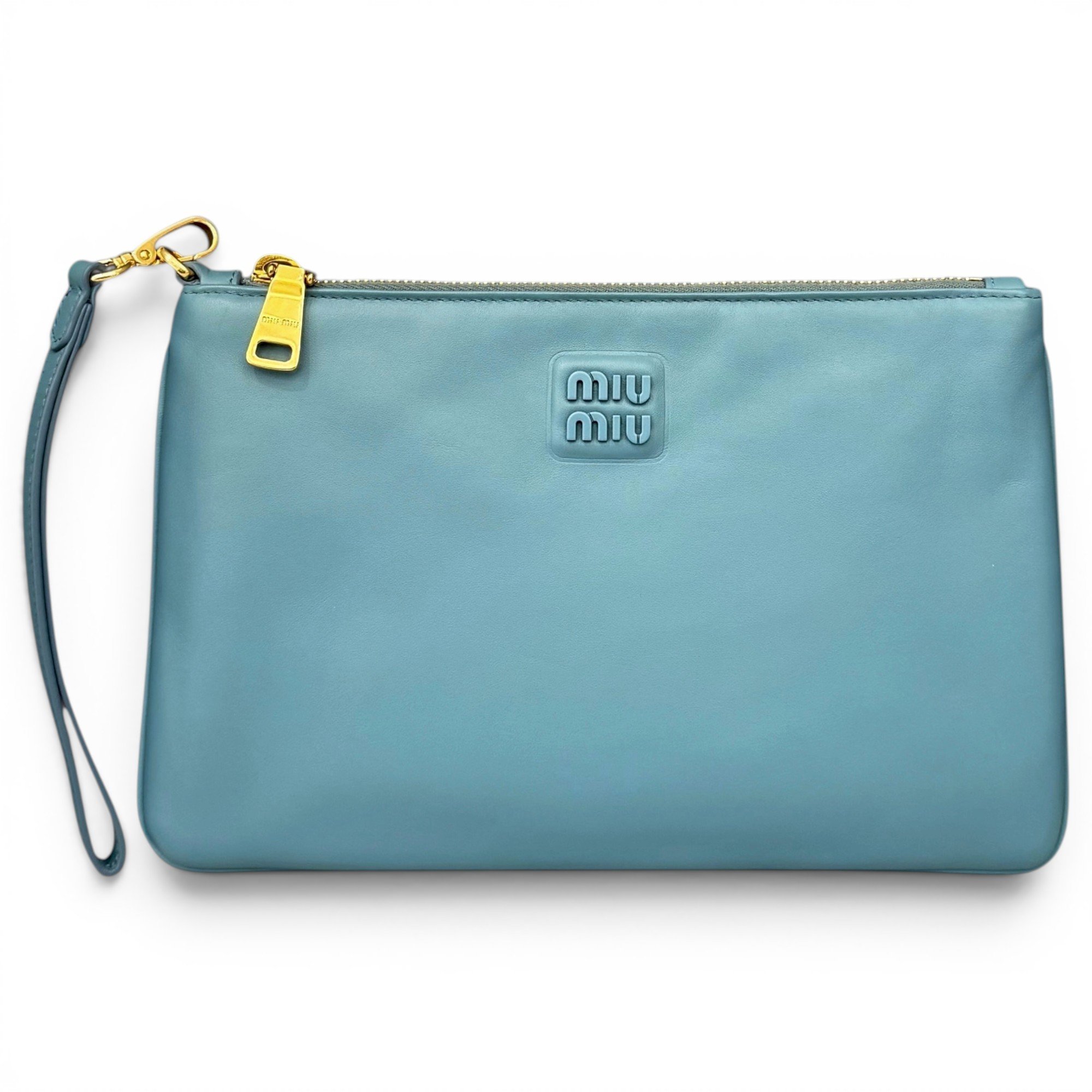 Pony-style calfskin clutch bag