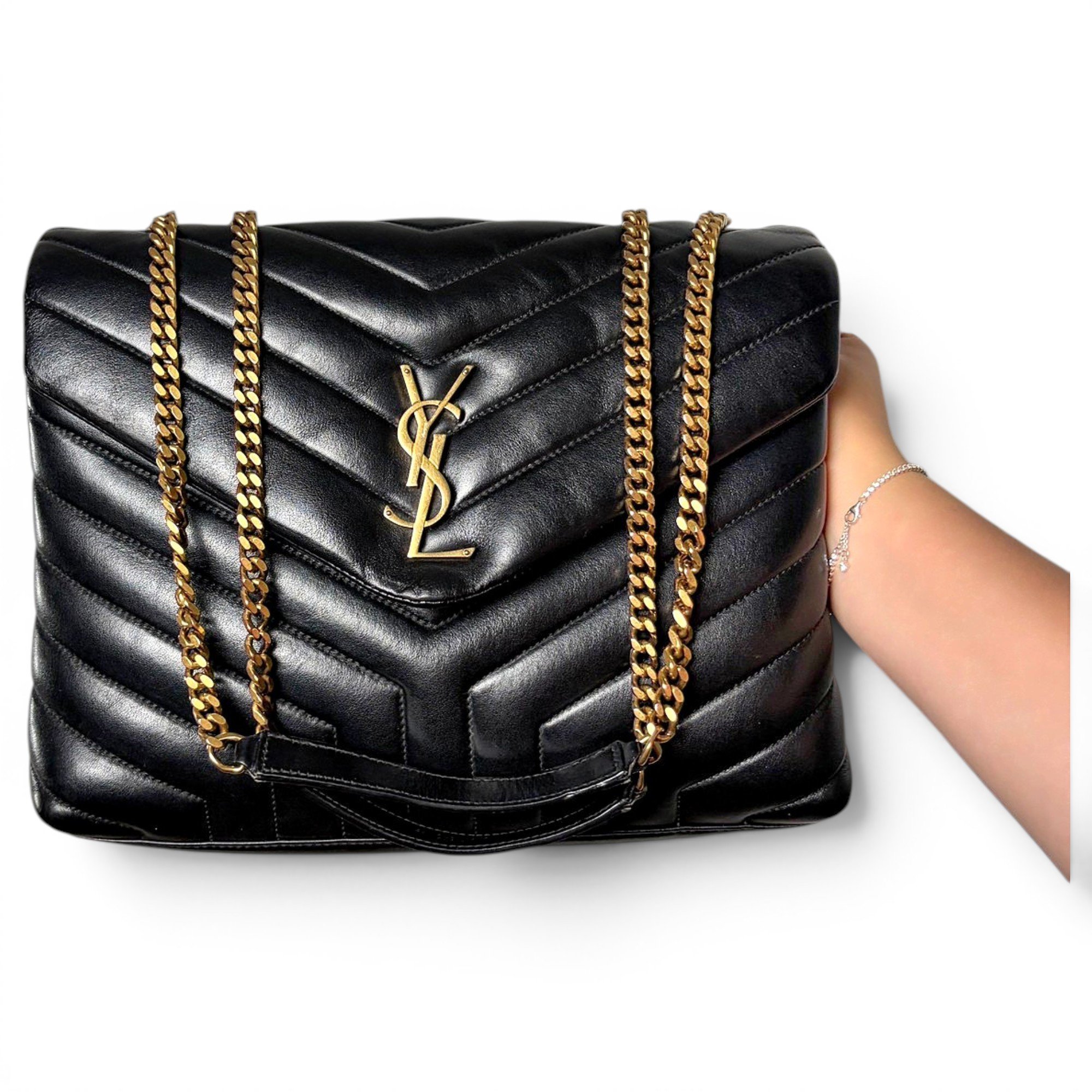 Loulou leather crossbody bag