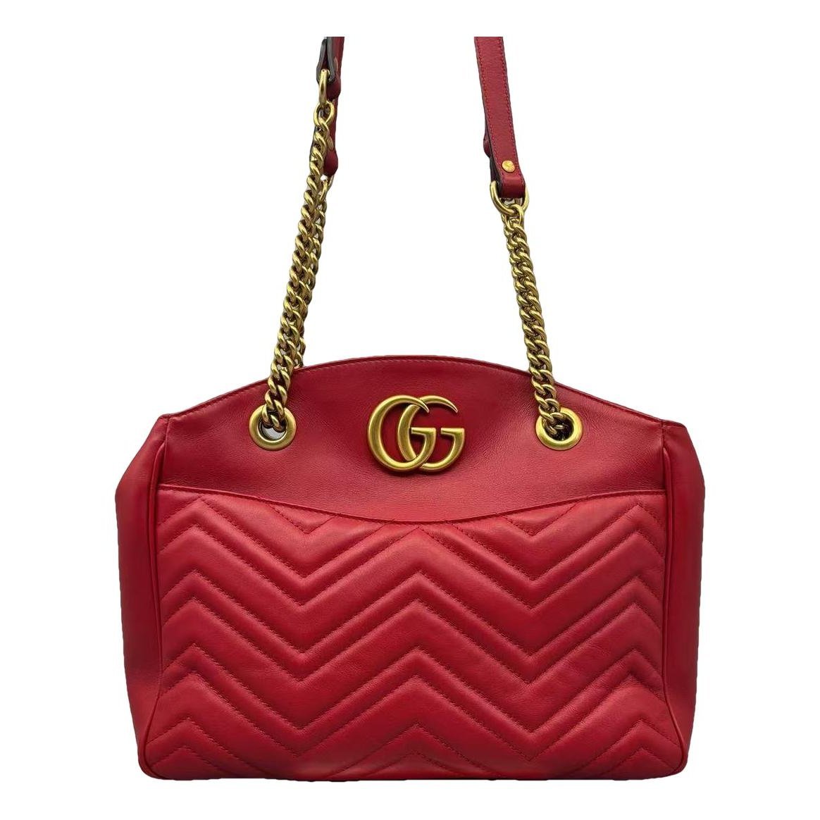 Leather tote