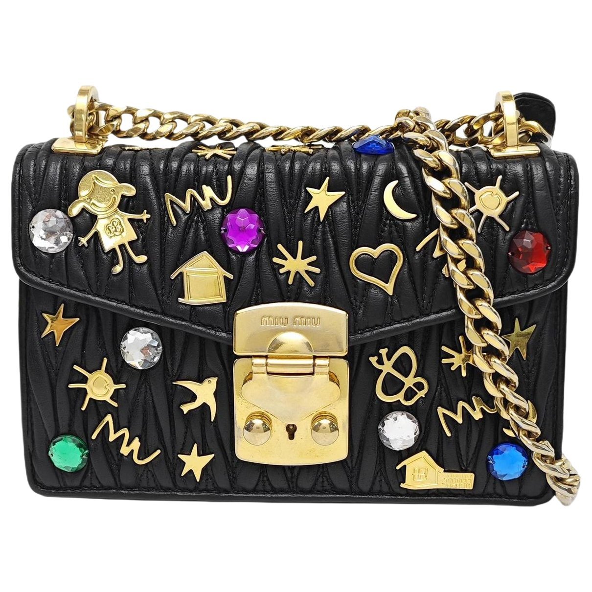 Miu Miu Miu Confidential leather handbag