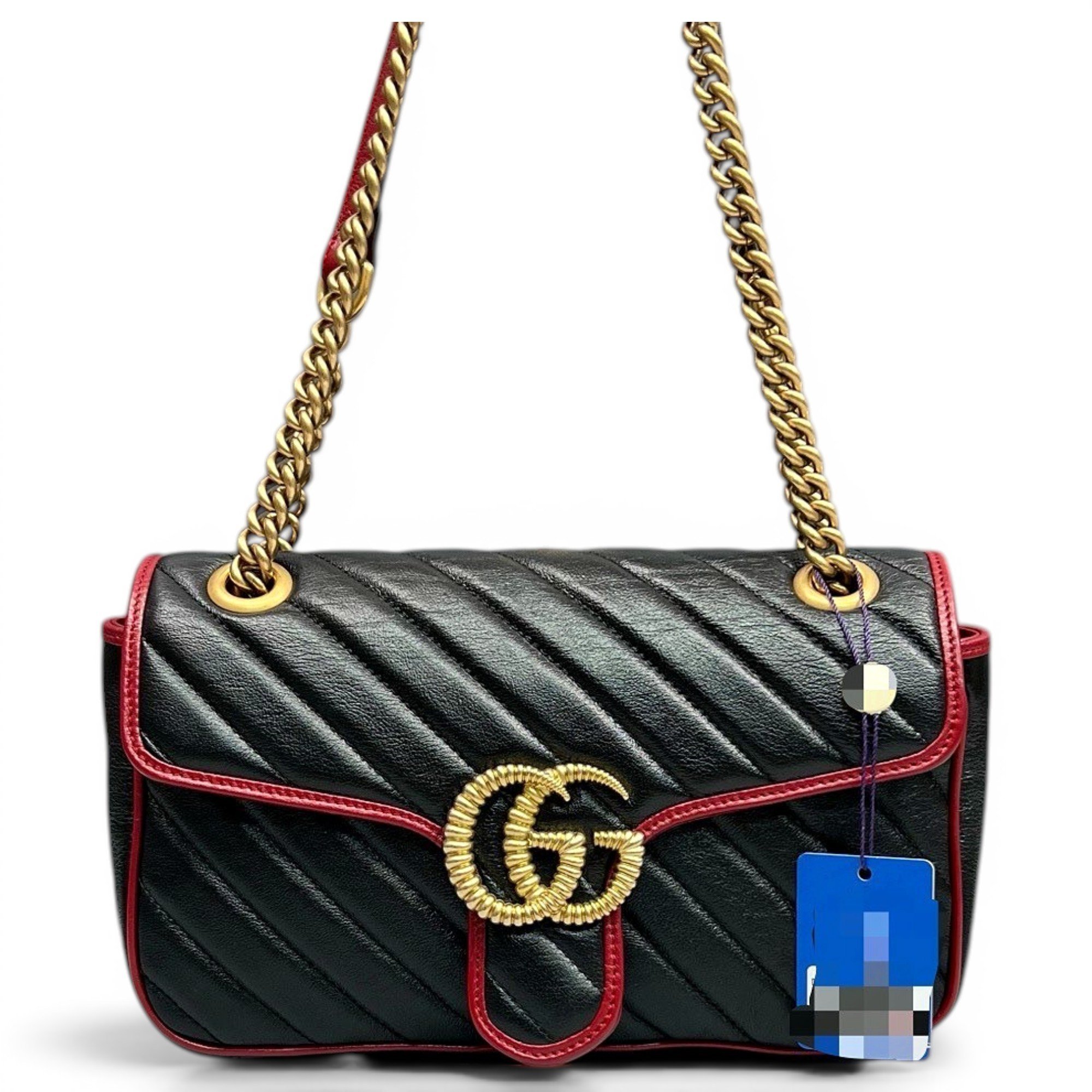 GG Marmont Flap leather crossbody bag