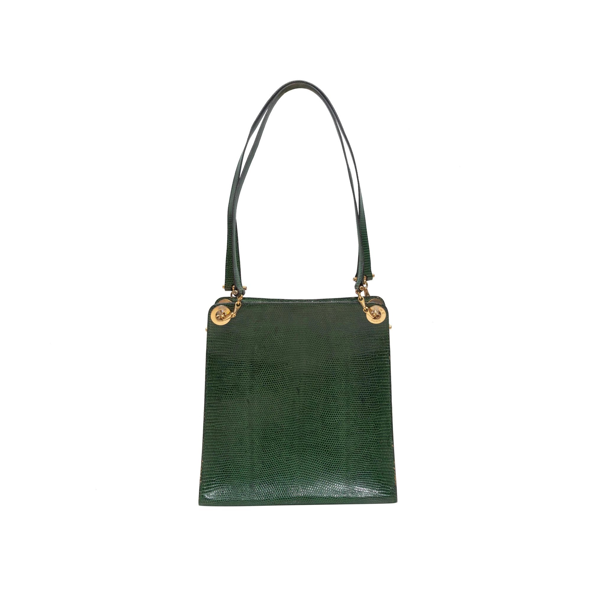 C bag lizard handbag