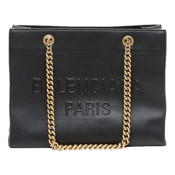 Leather tote