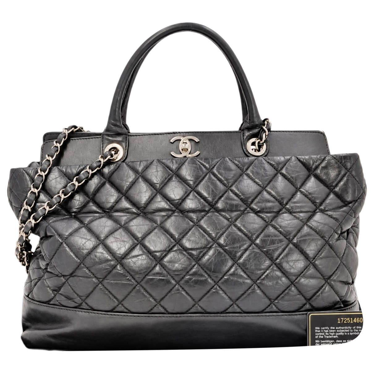 Leather tote