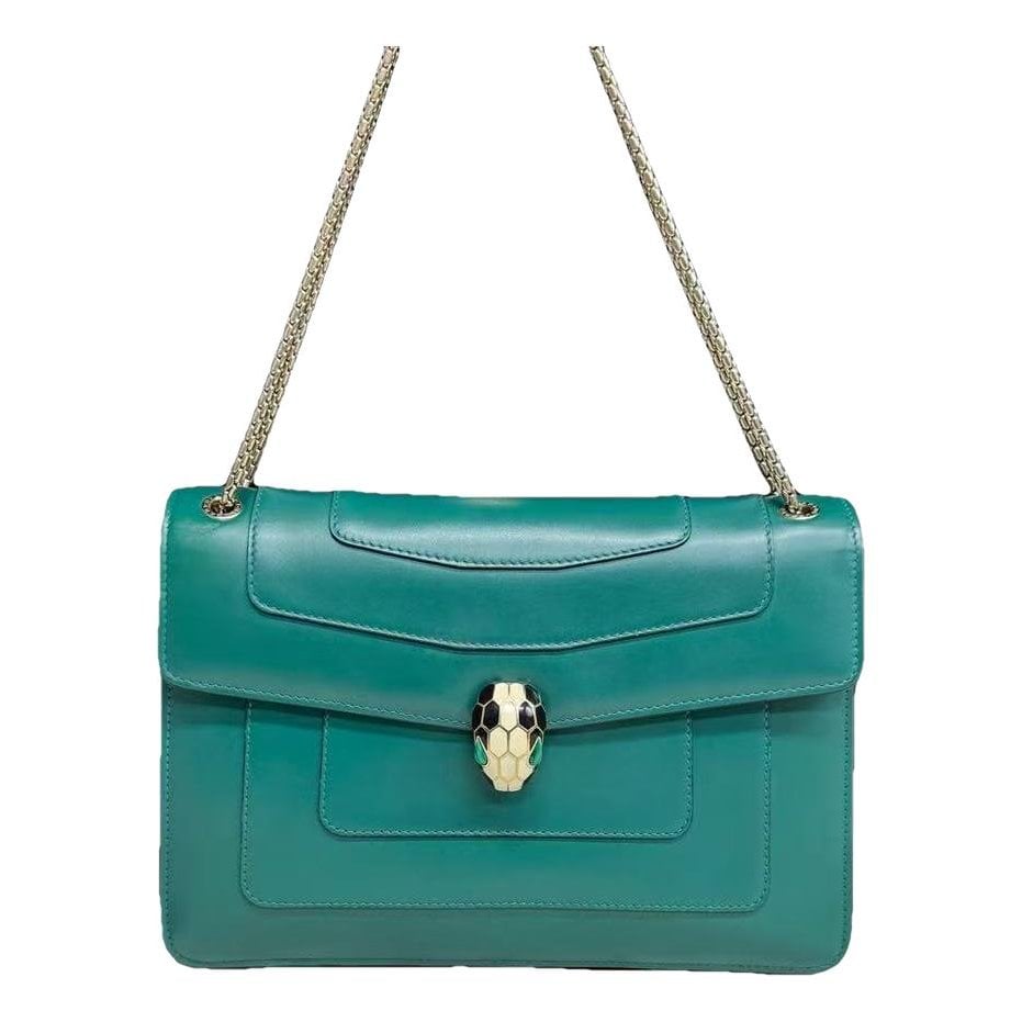Serpenti leather crossbody bag