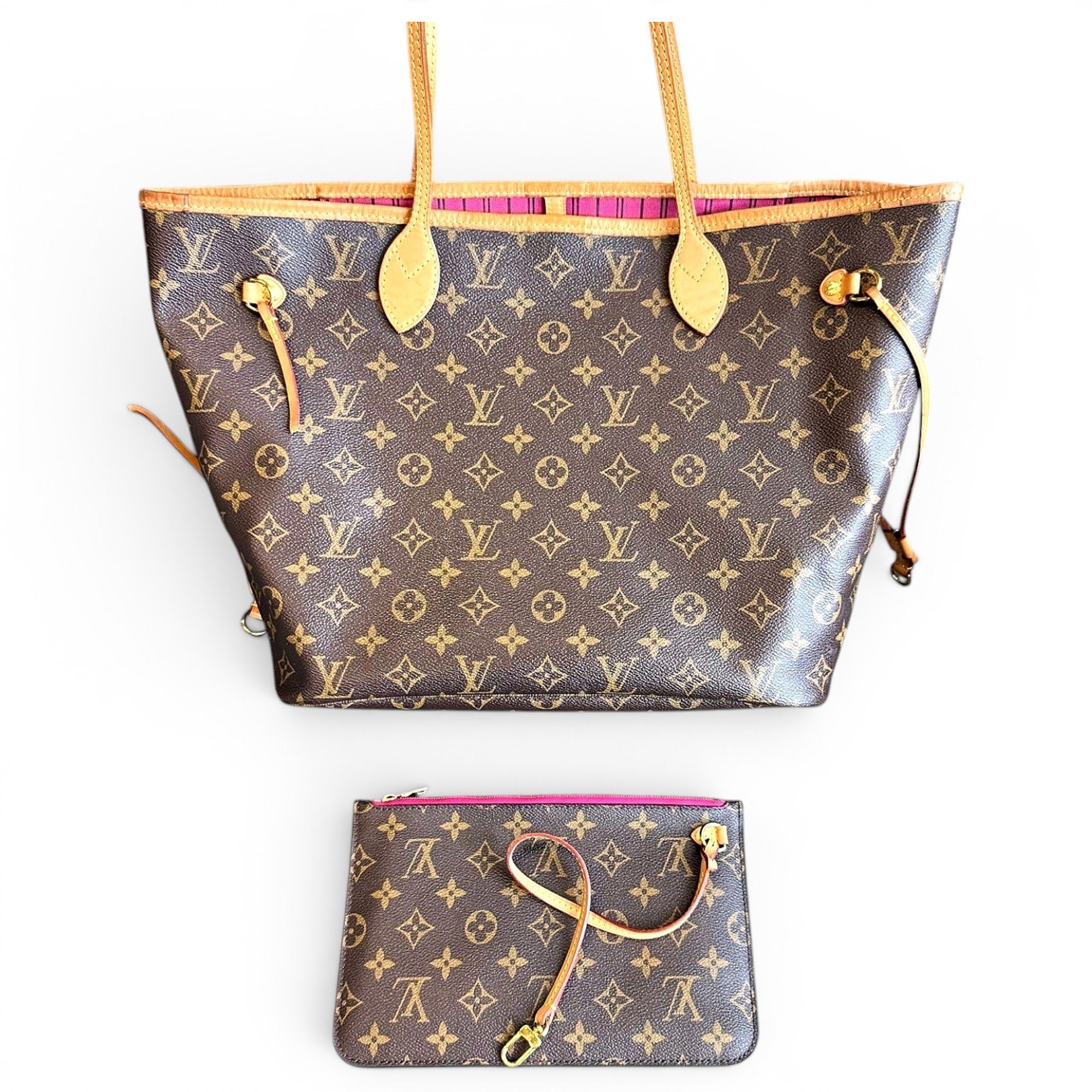 Neverfull leather tote