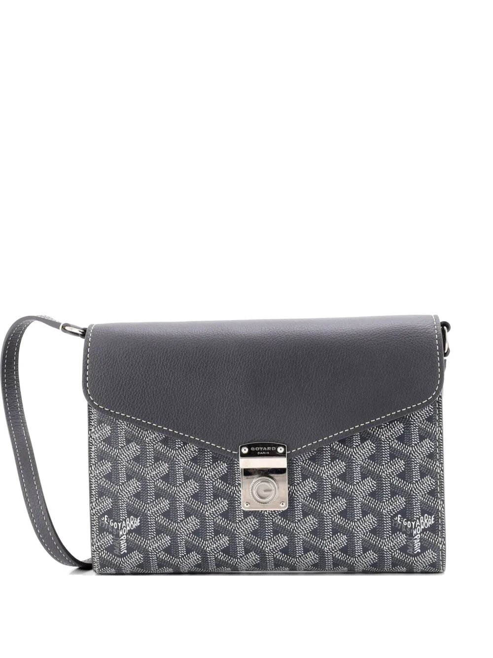 Chypre Wallet on Strap Coated Canvas with Leather crossbody bag
