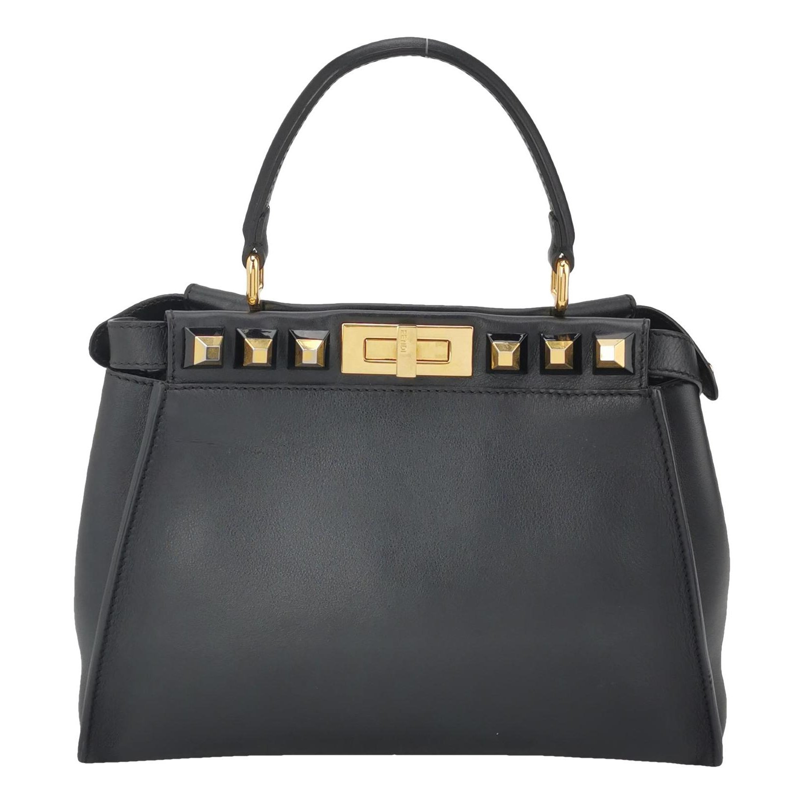 Peekaboo leather handbag