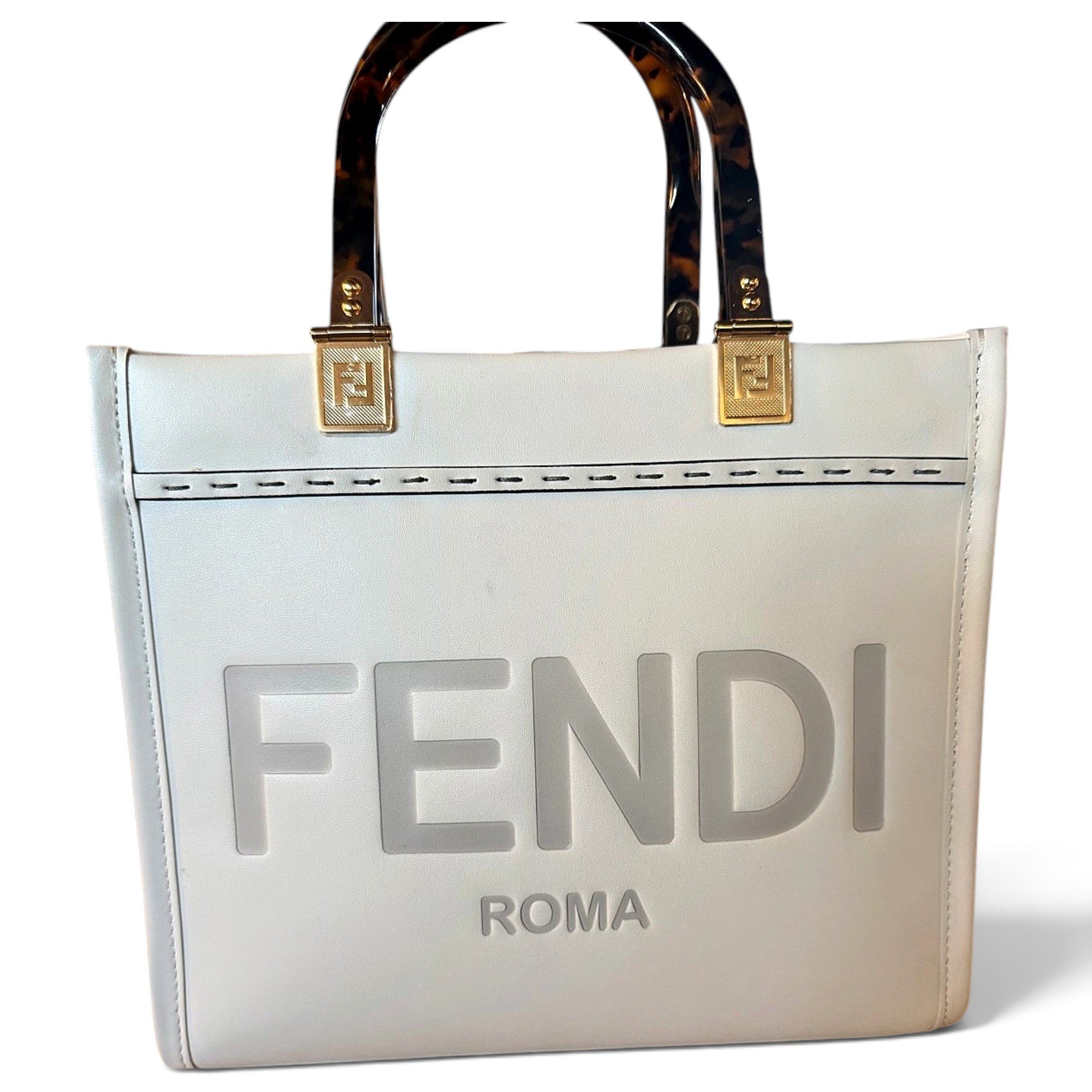 Sunshine leather tote