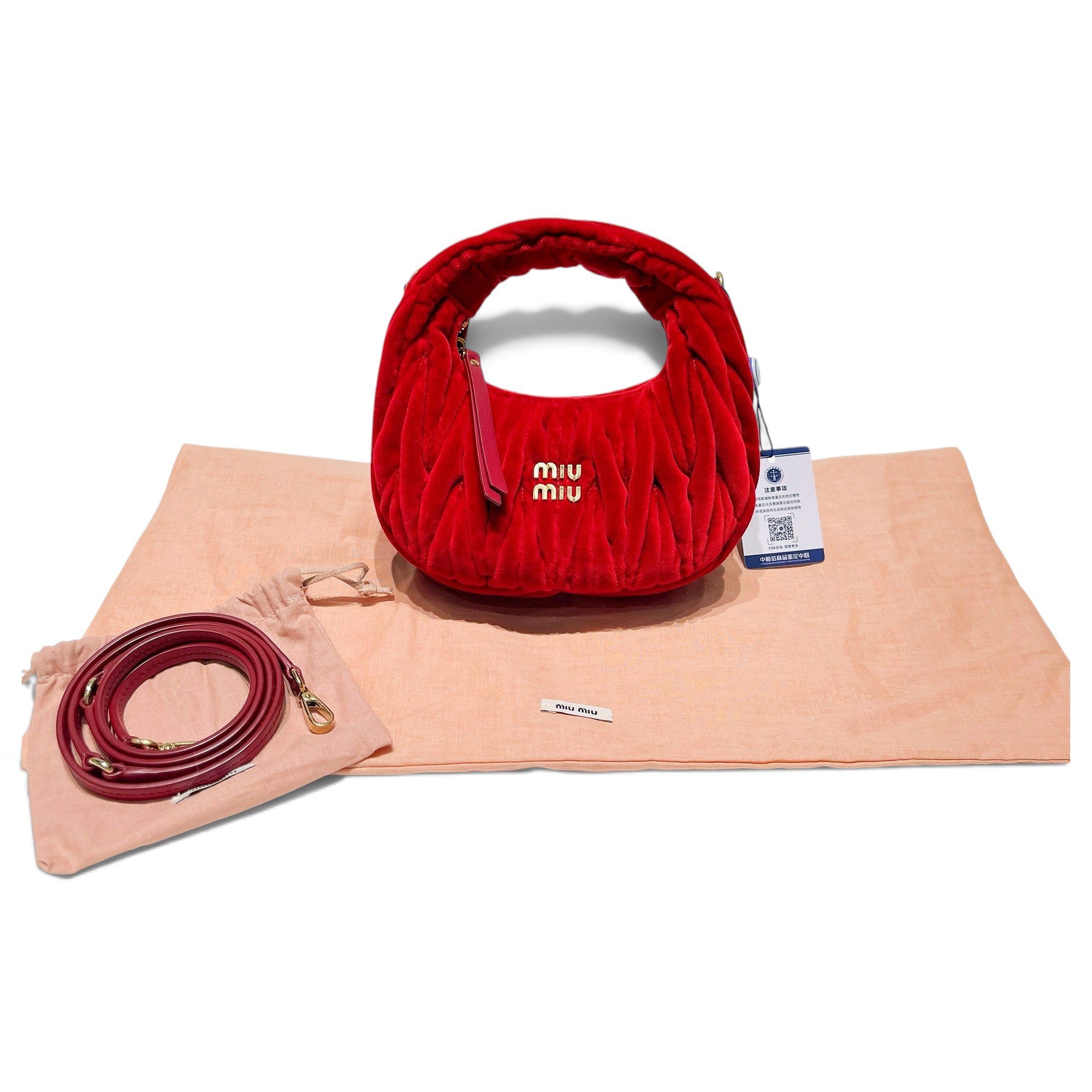 Miu Wander cloth handbag