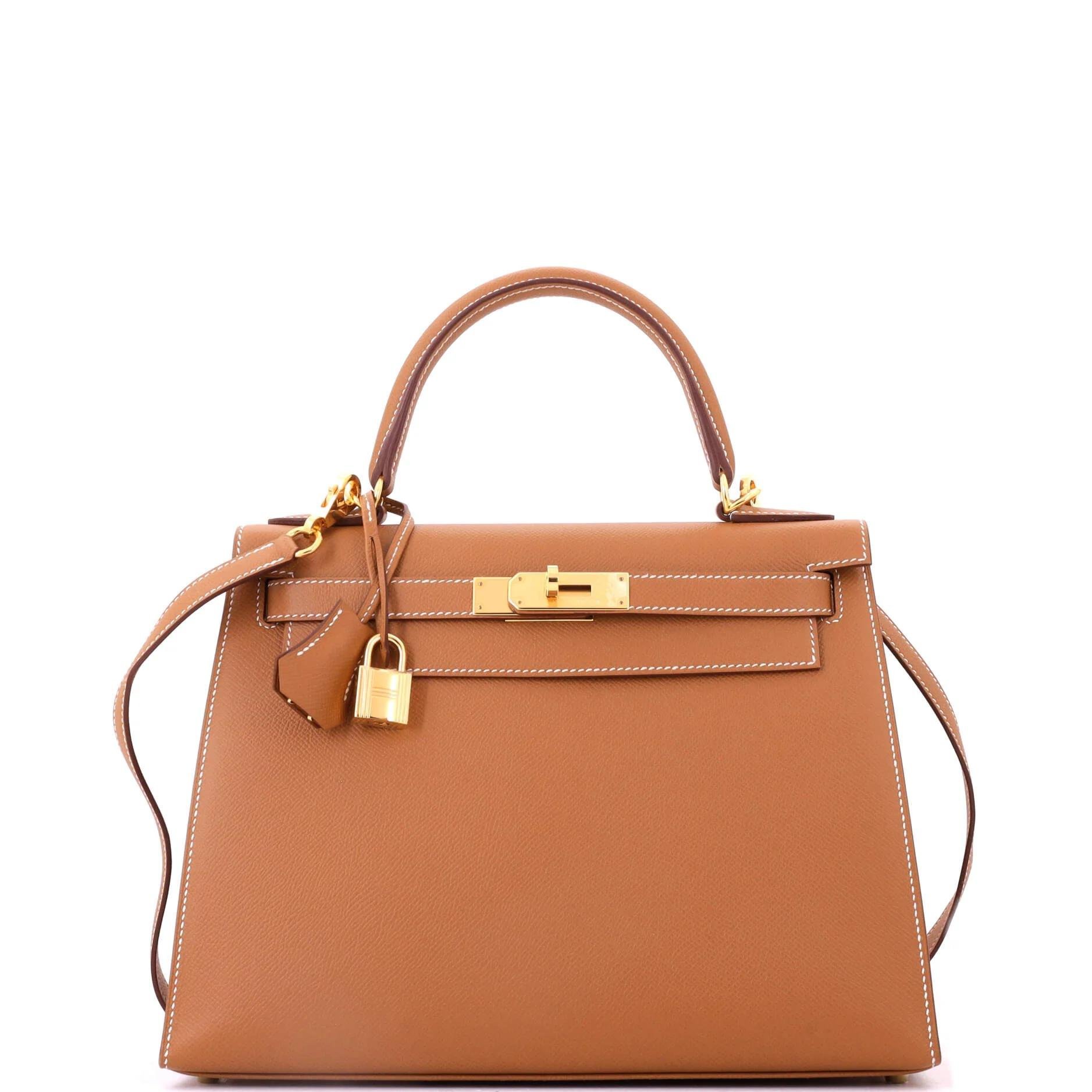 Kelly 28 leather handbag