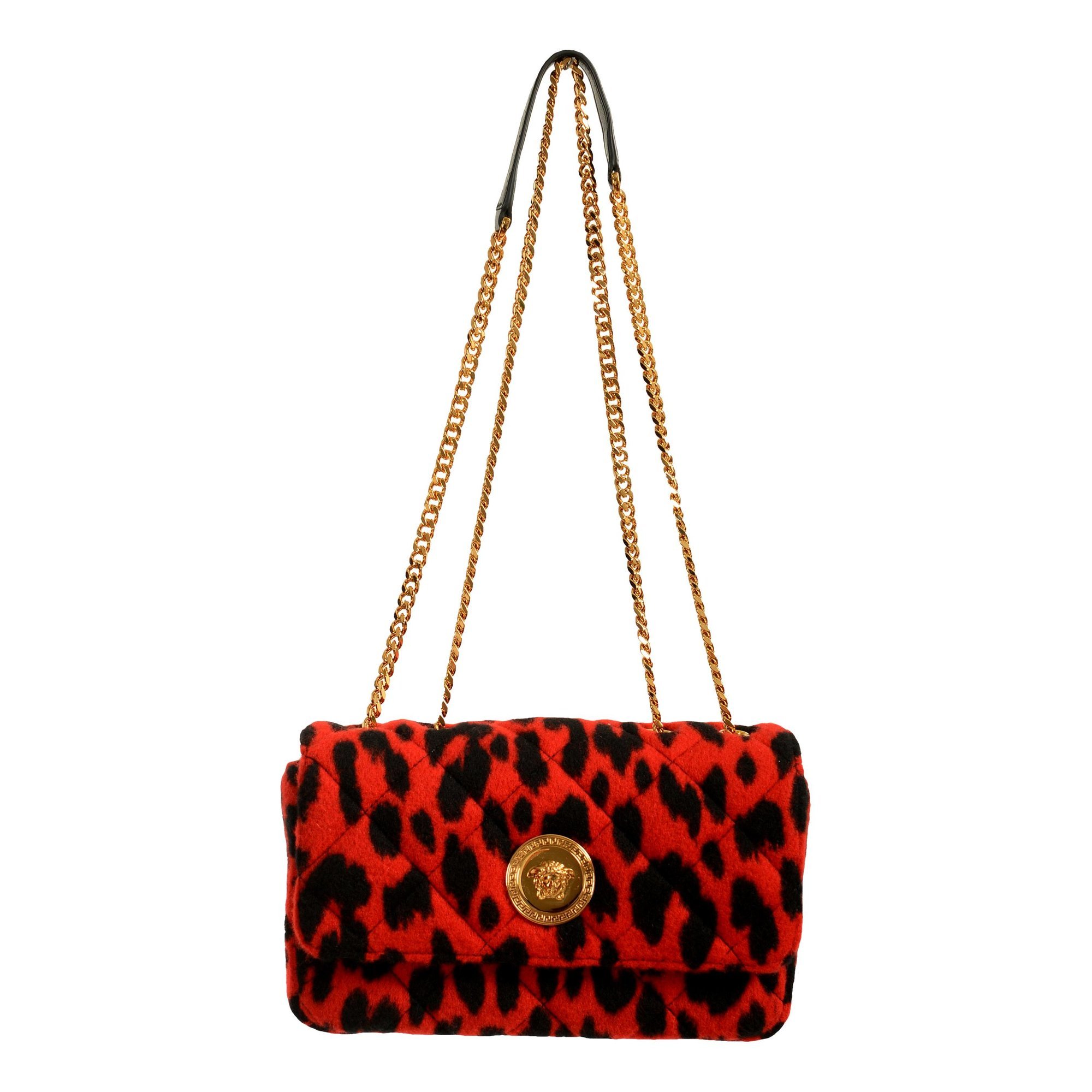 Versace La Medusa wool handbag