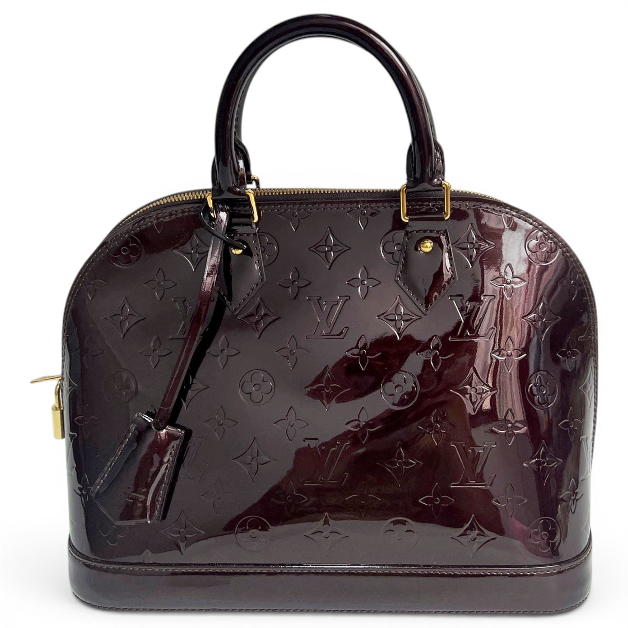 Alma patent leather handbag