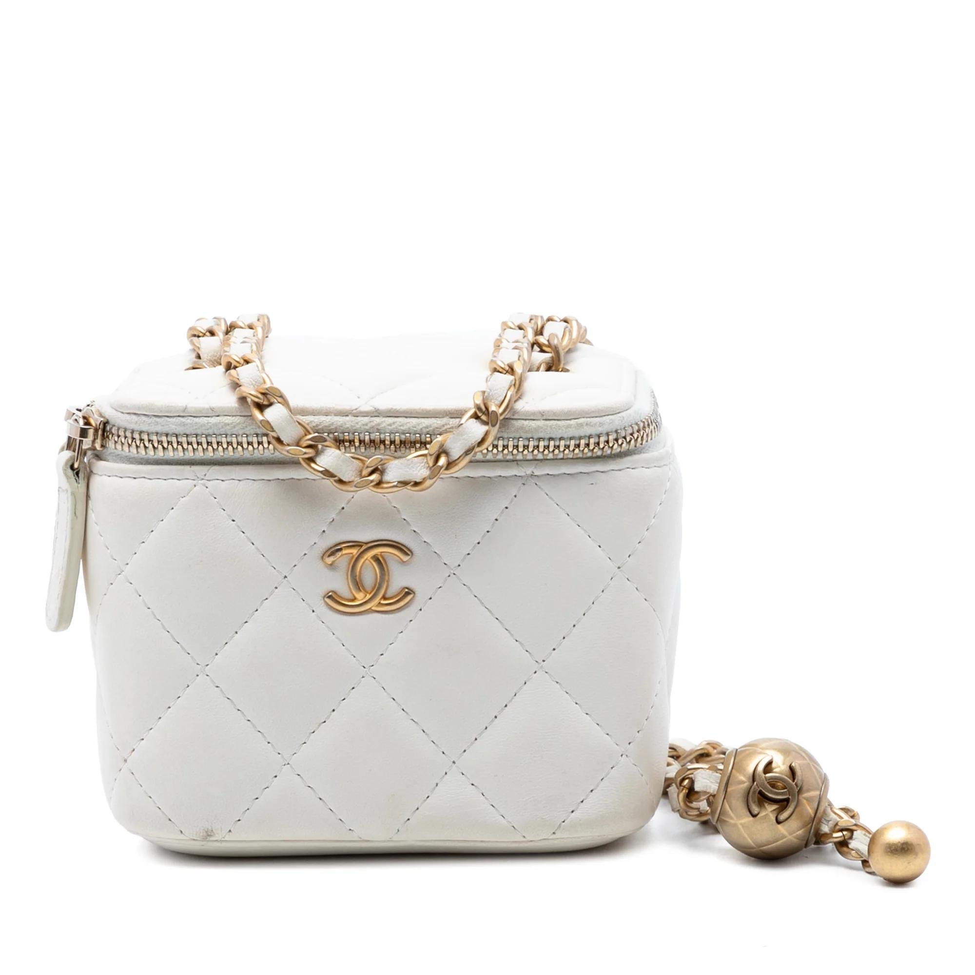 Vanity leather crossbody bag