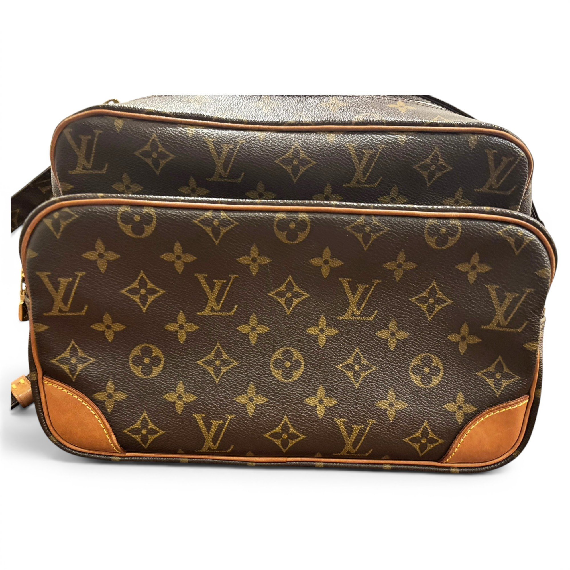 Nile leather crossbody bag